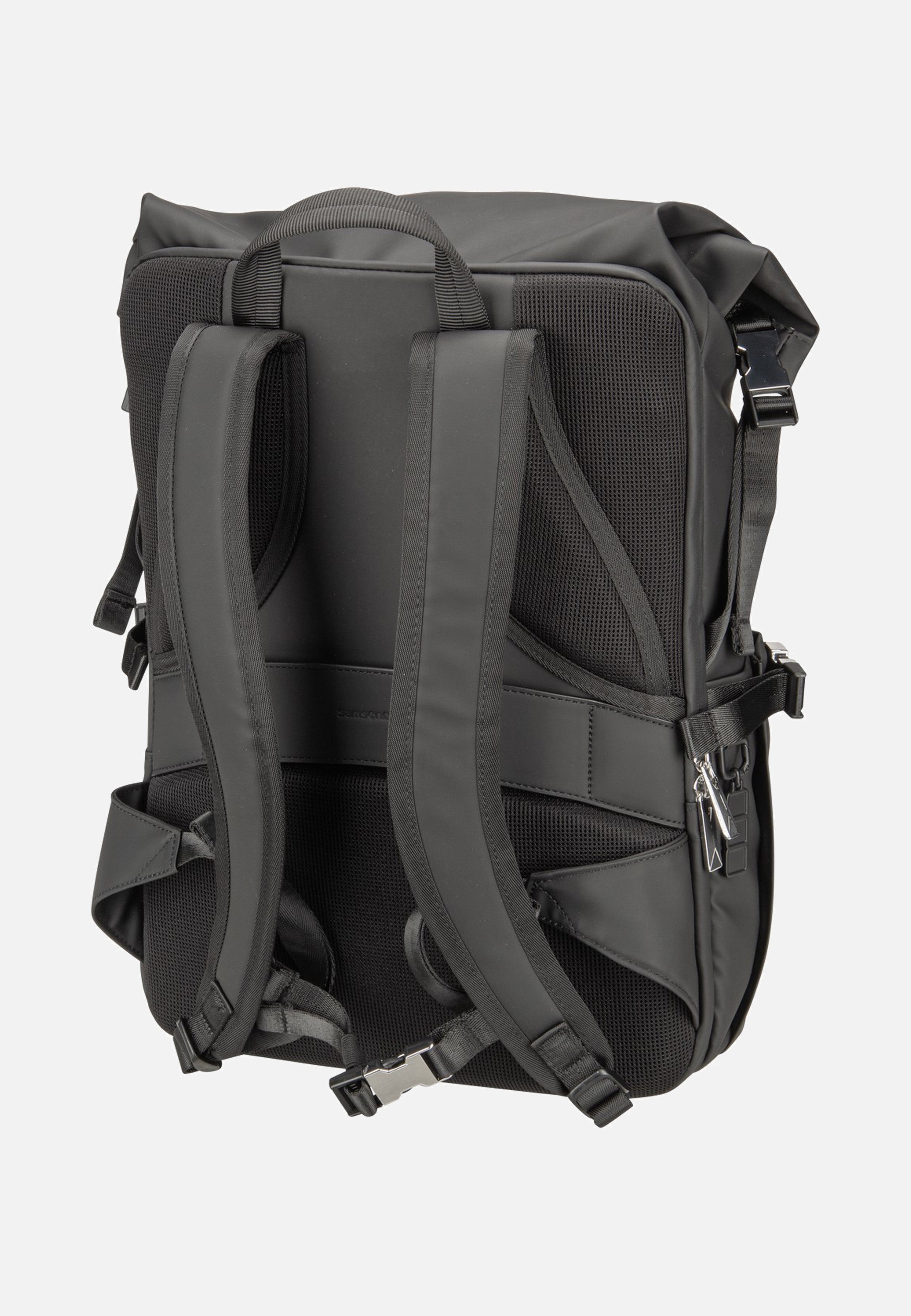 Samsonite Glam-Go Laptop 15.6" Rolltop B Black Rucksack
