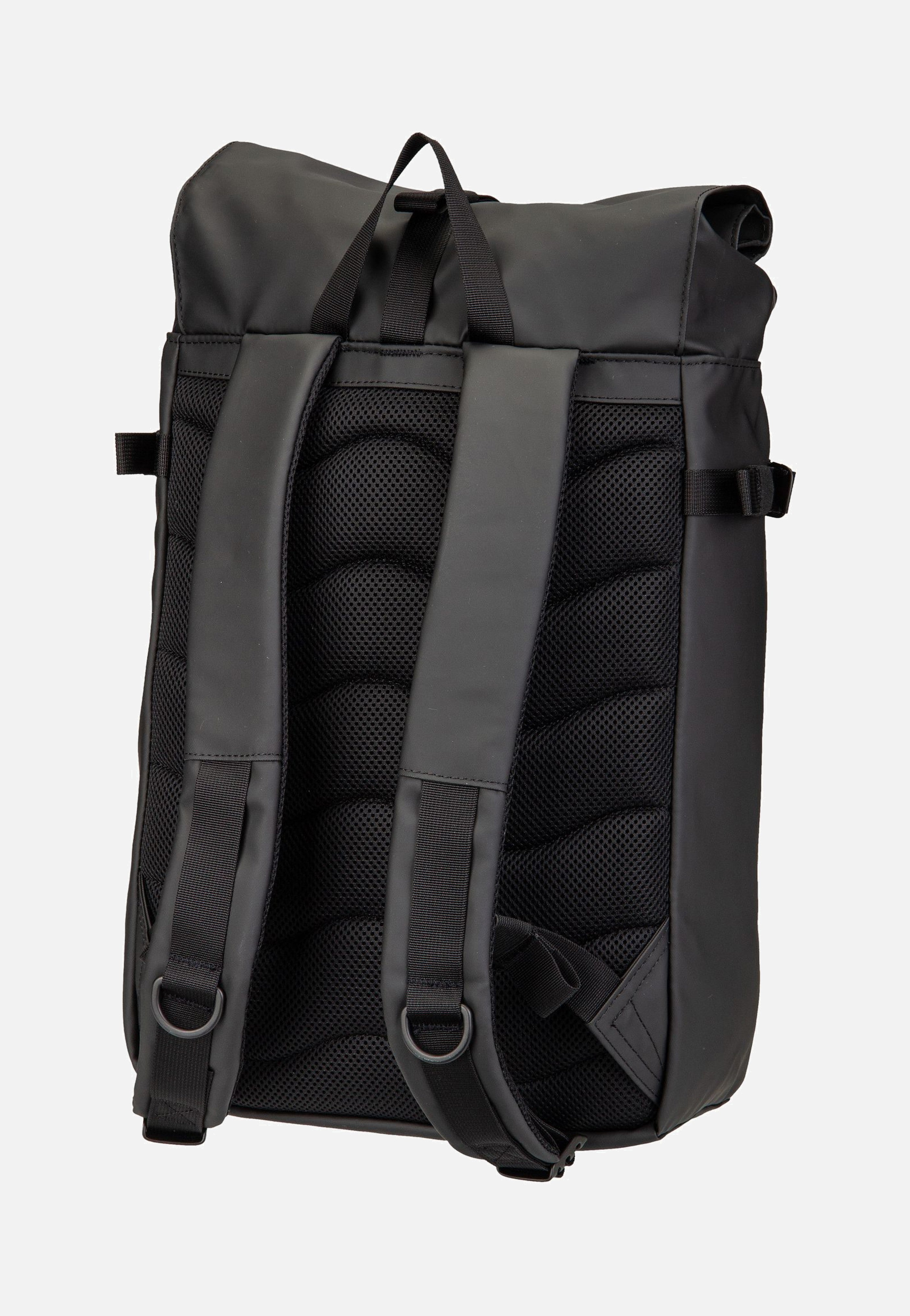 Sandqvist Stream Slim Rolltop M Black Rucksack