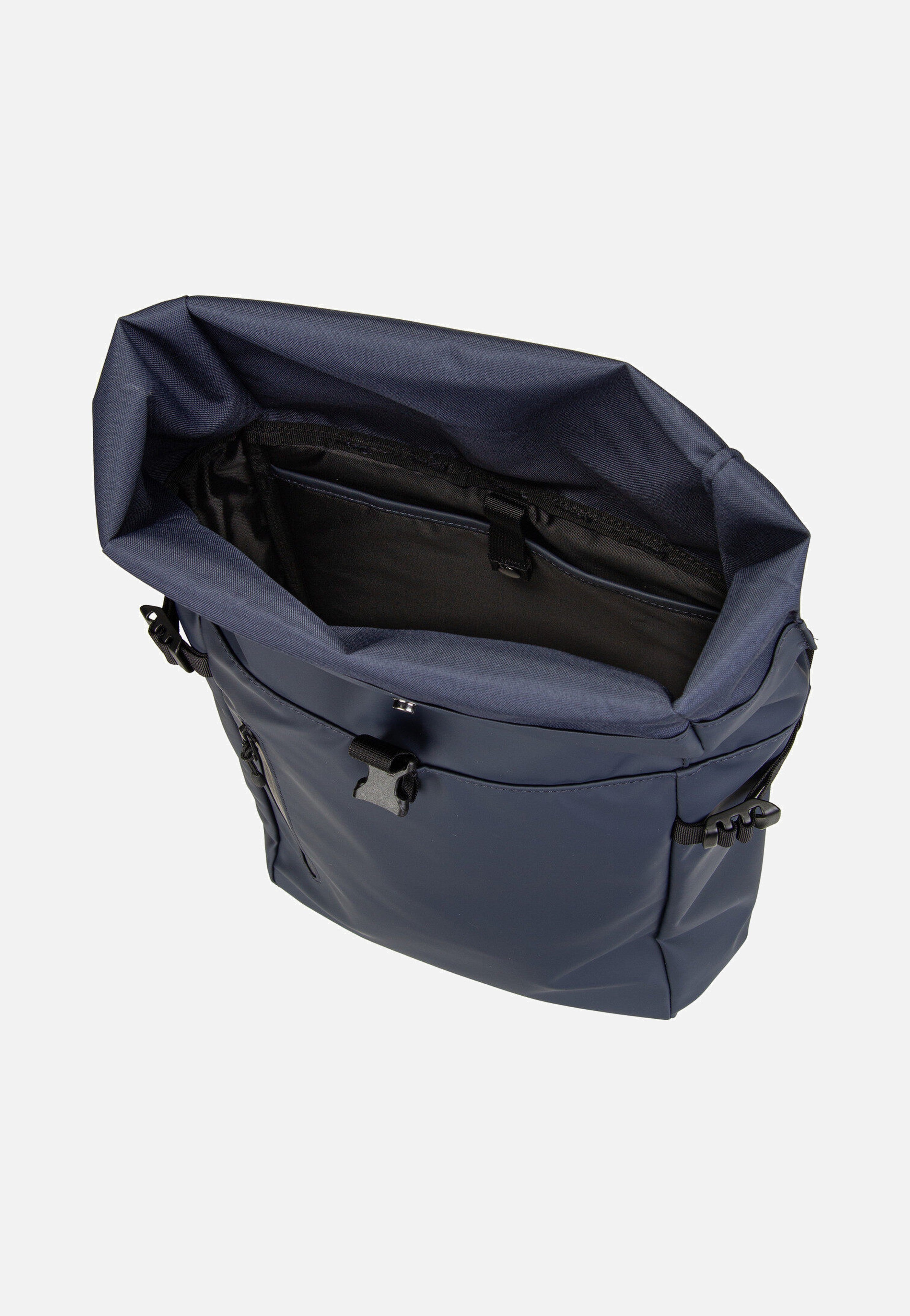 Sandqvist Stream Slim Rolltop M Navy Rucksack