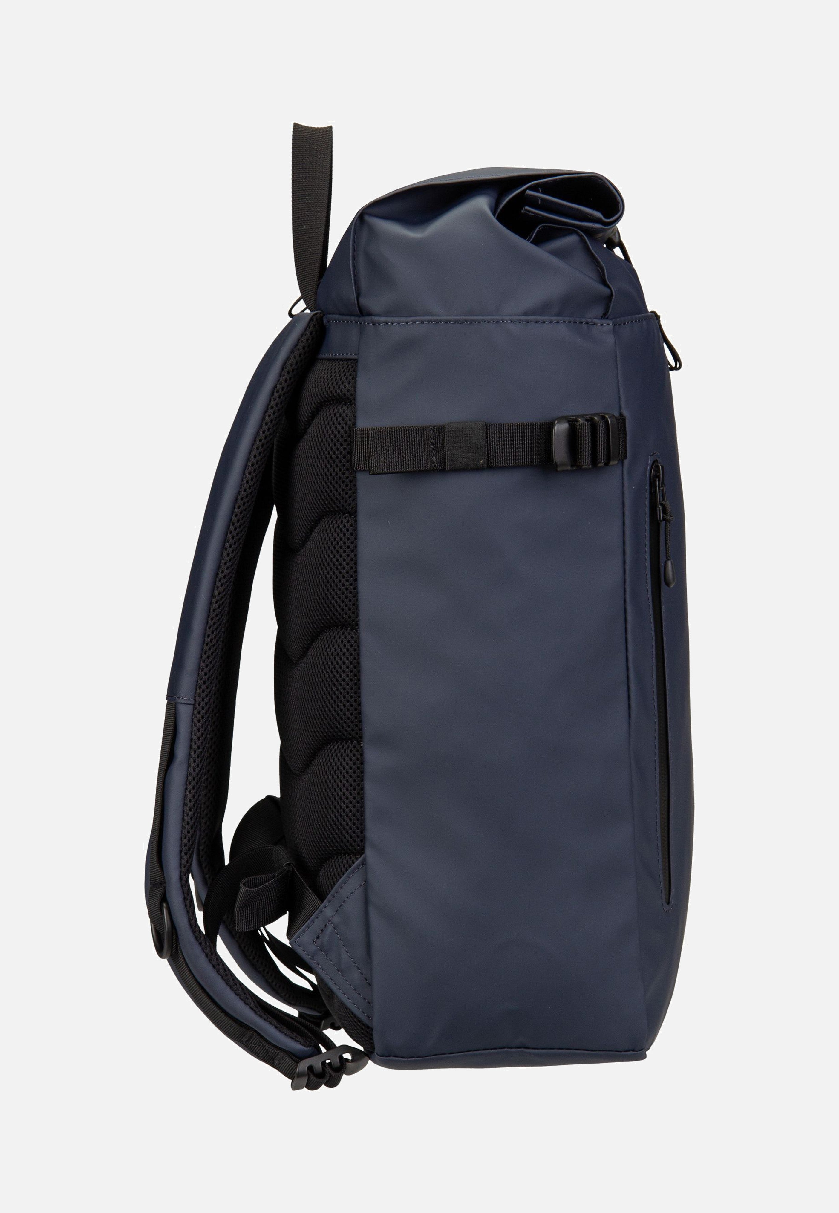 Sandqvist Stream Slim Rolltop M Navy Rucksack