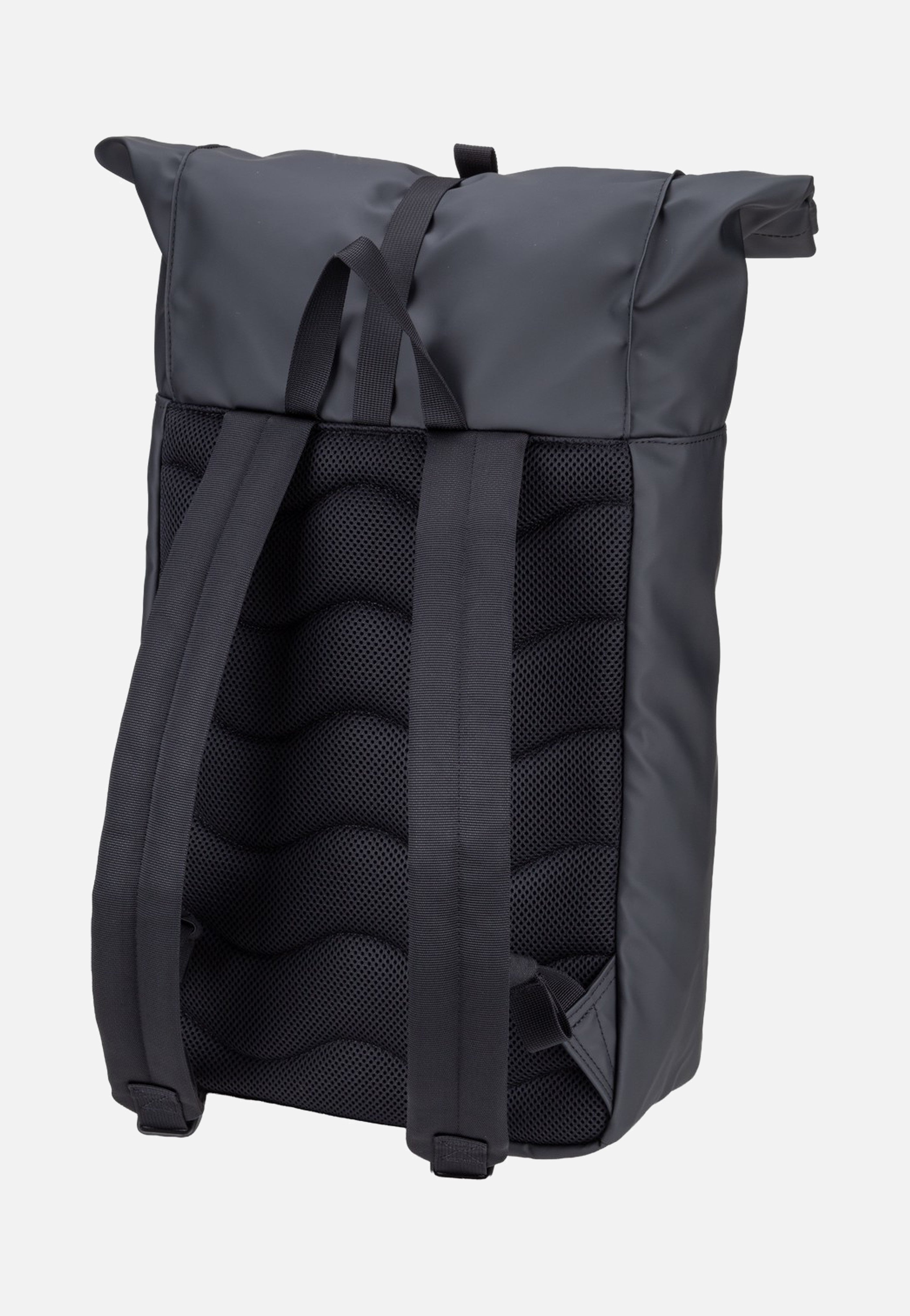 Sandqvist Stream Rolltop 14' Black Rolltop Rucksack