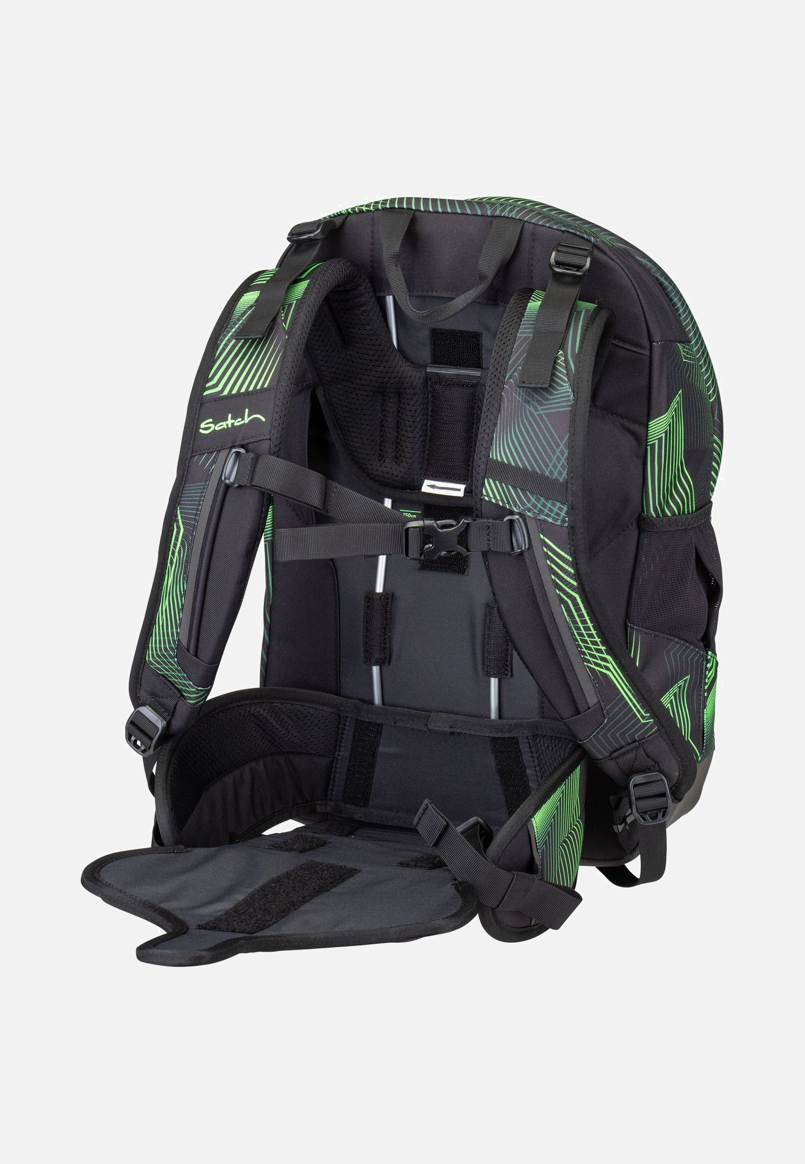 satch satch Air Seismic Green School Bag