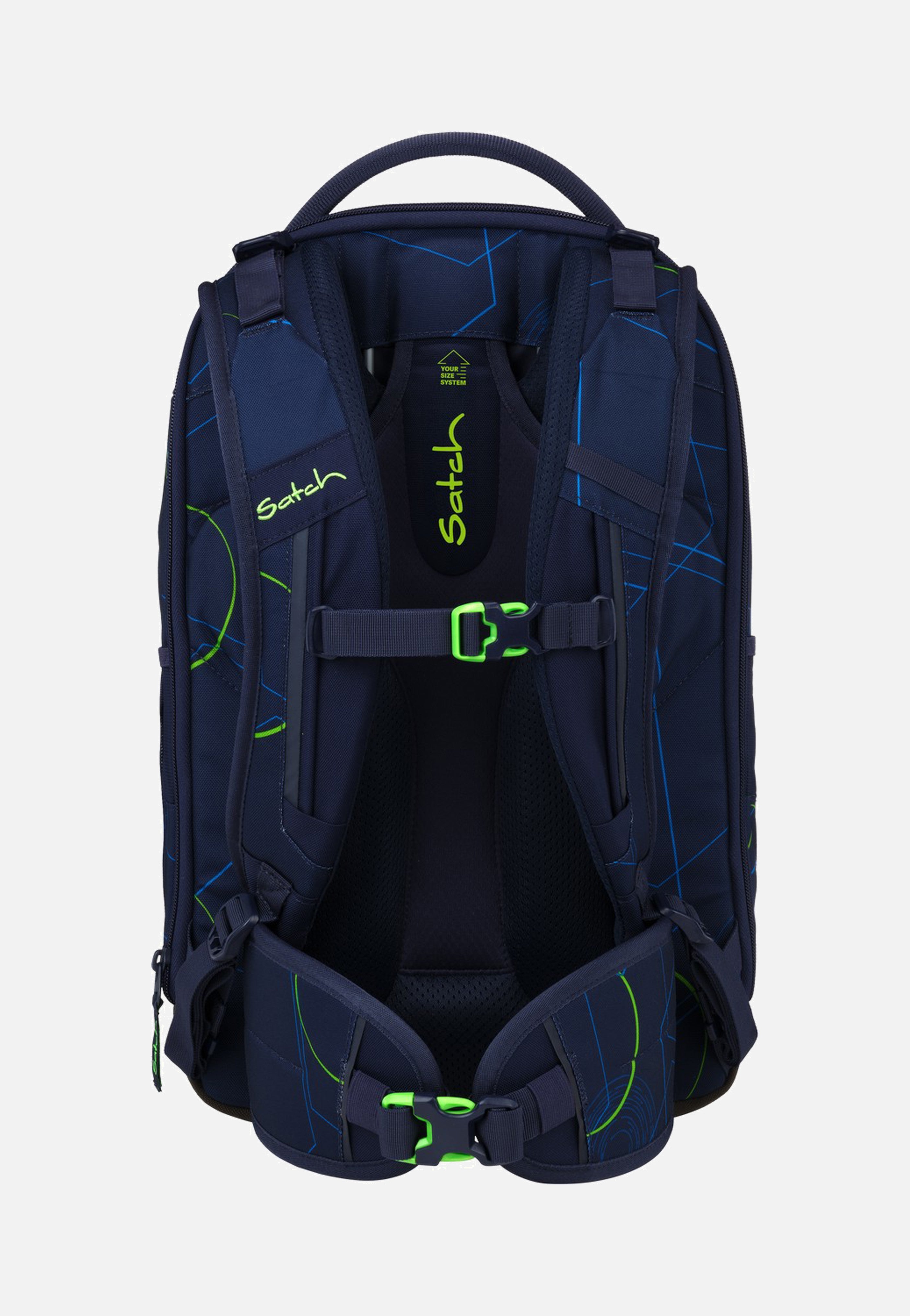 satch Match Plus Blue Tech School Bag