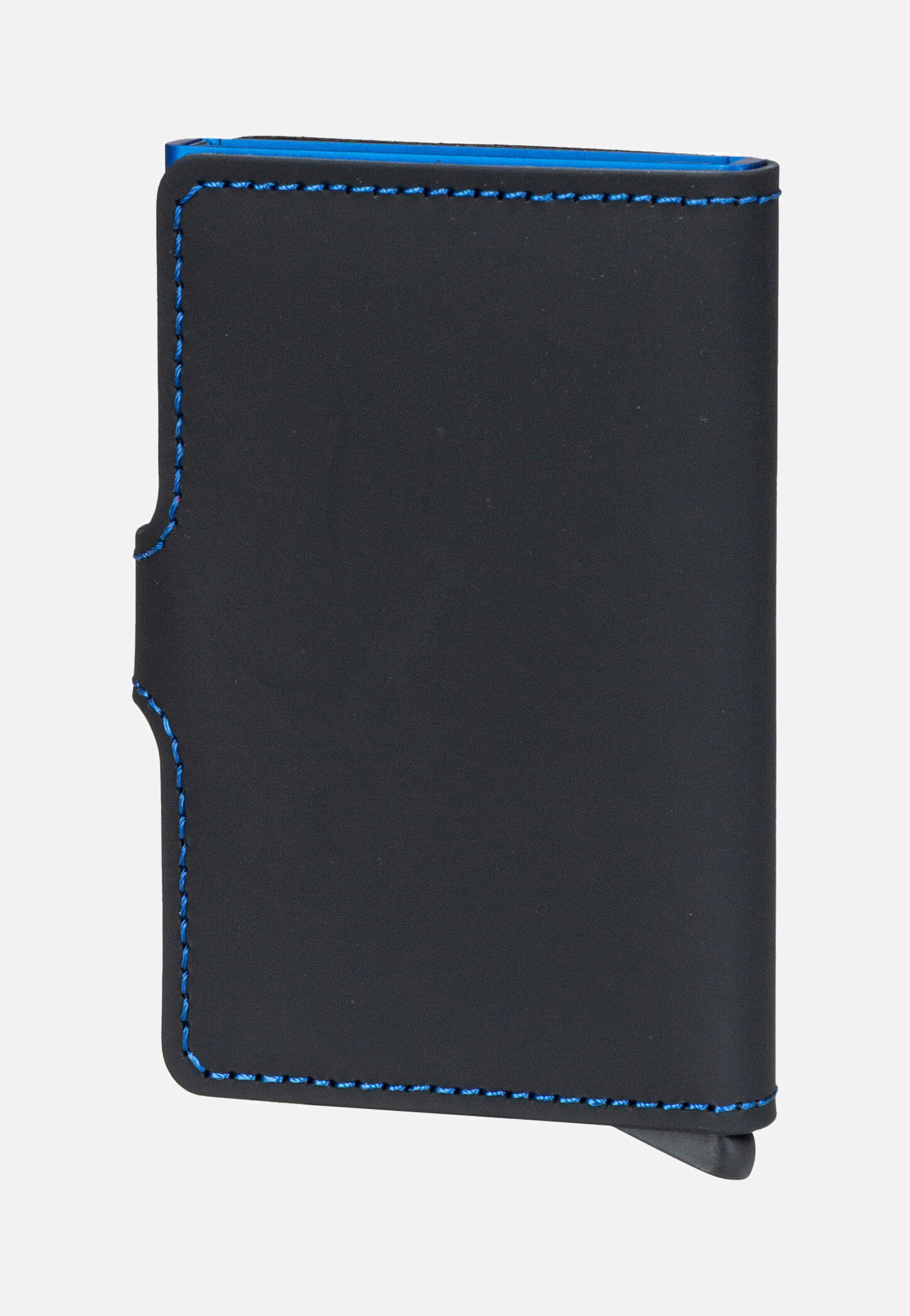 Secrid Miniwallet Matte Black & Blue Portemonnaie