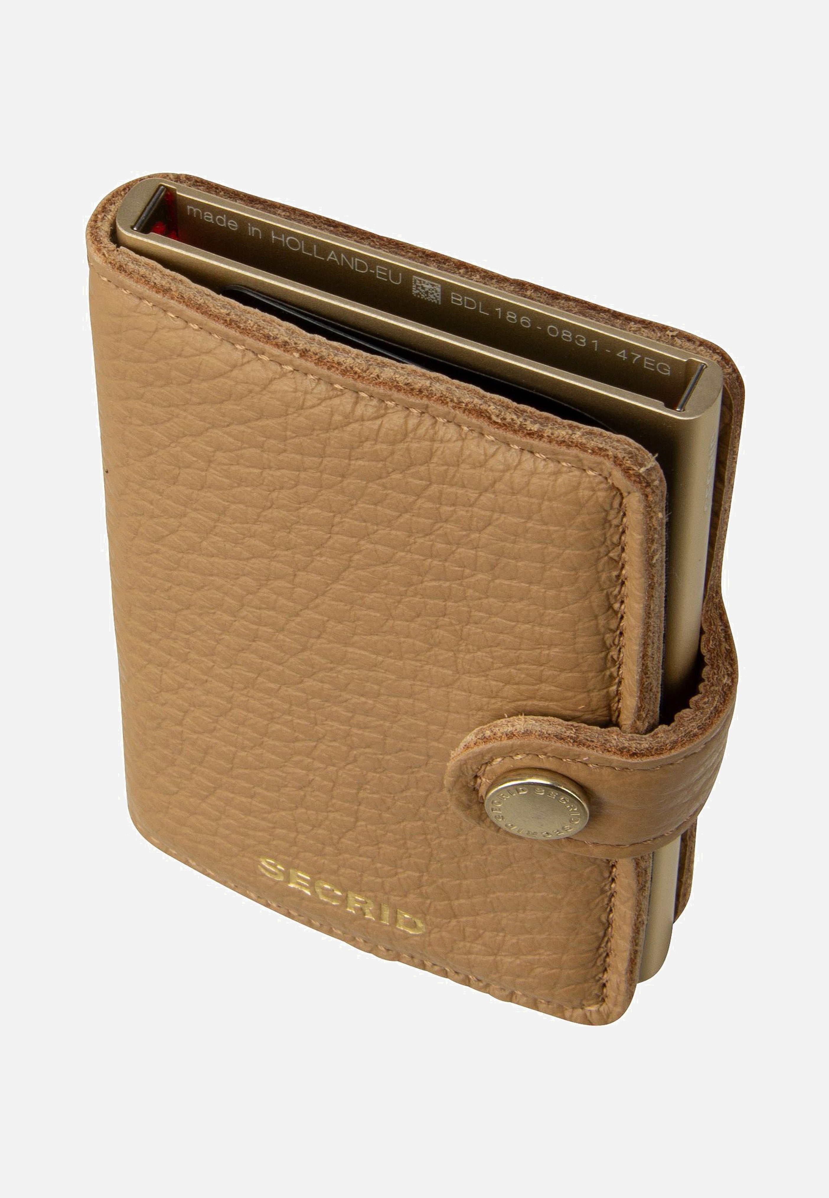 Secrid Miniwallet Pebble Cappuccino Portemonnaie