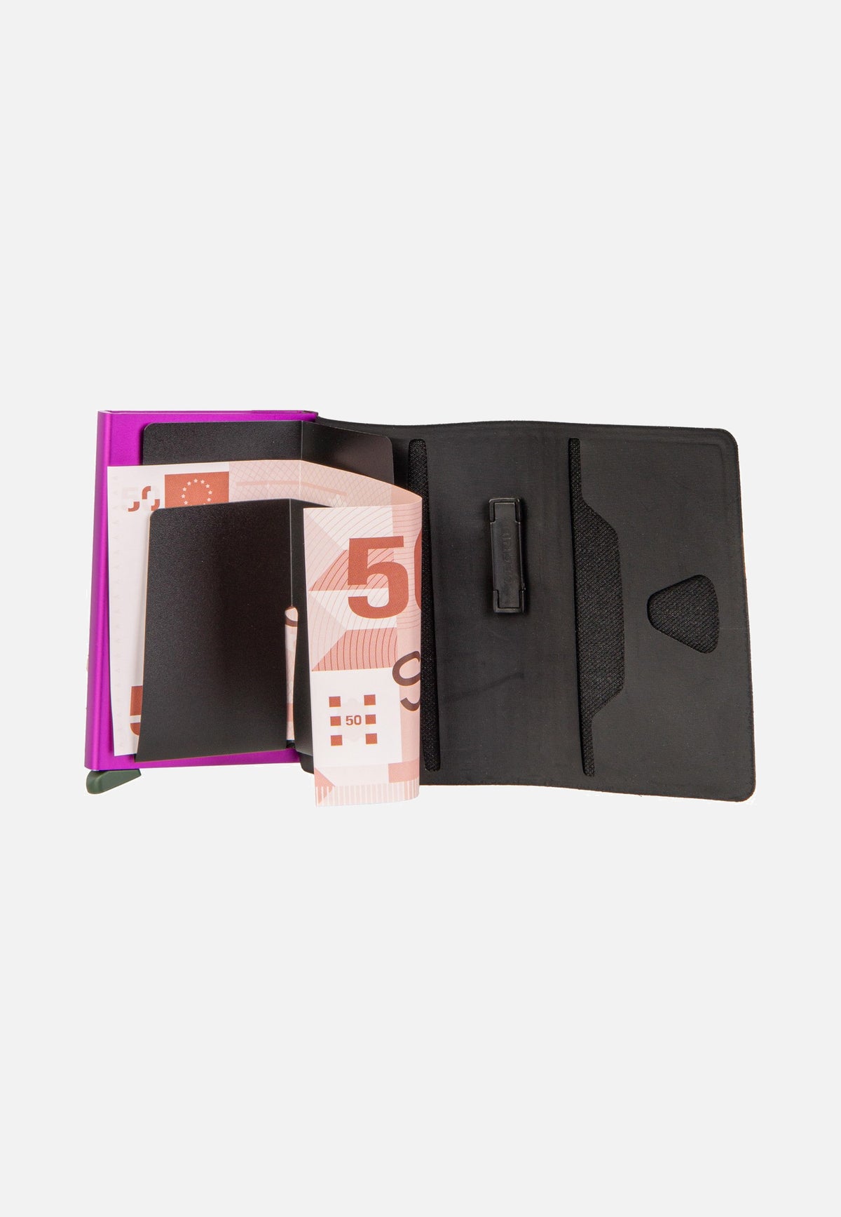Secrid Bandwallet TPU Sheltersuit Black-Fuchsia Portemonnaie