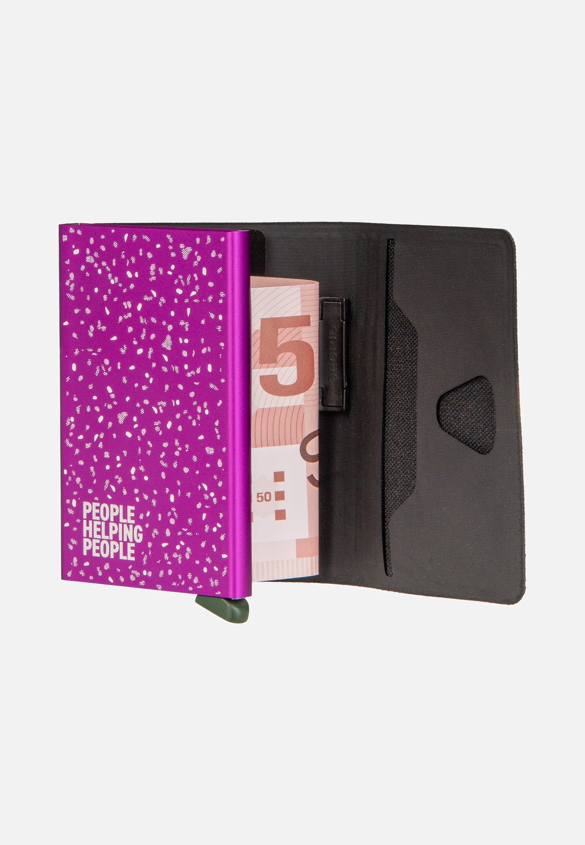 Secrid Bandwallet TPU Sheltersuit Black-Fuchsia Portemonnaie