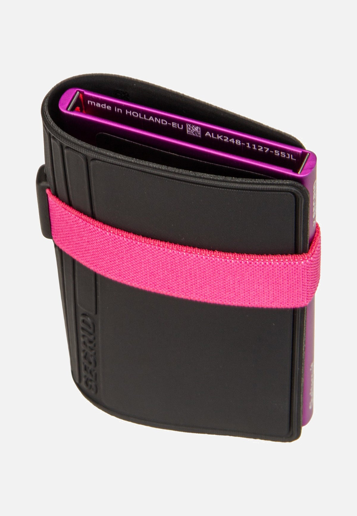 Secrid Bandwallet TPU Sheltersuit Black-Fuchsia Portemonnaie