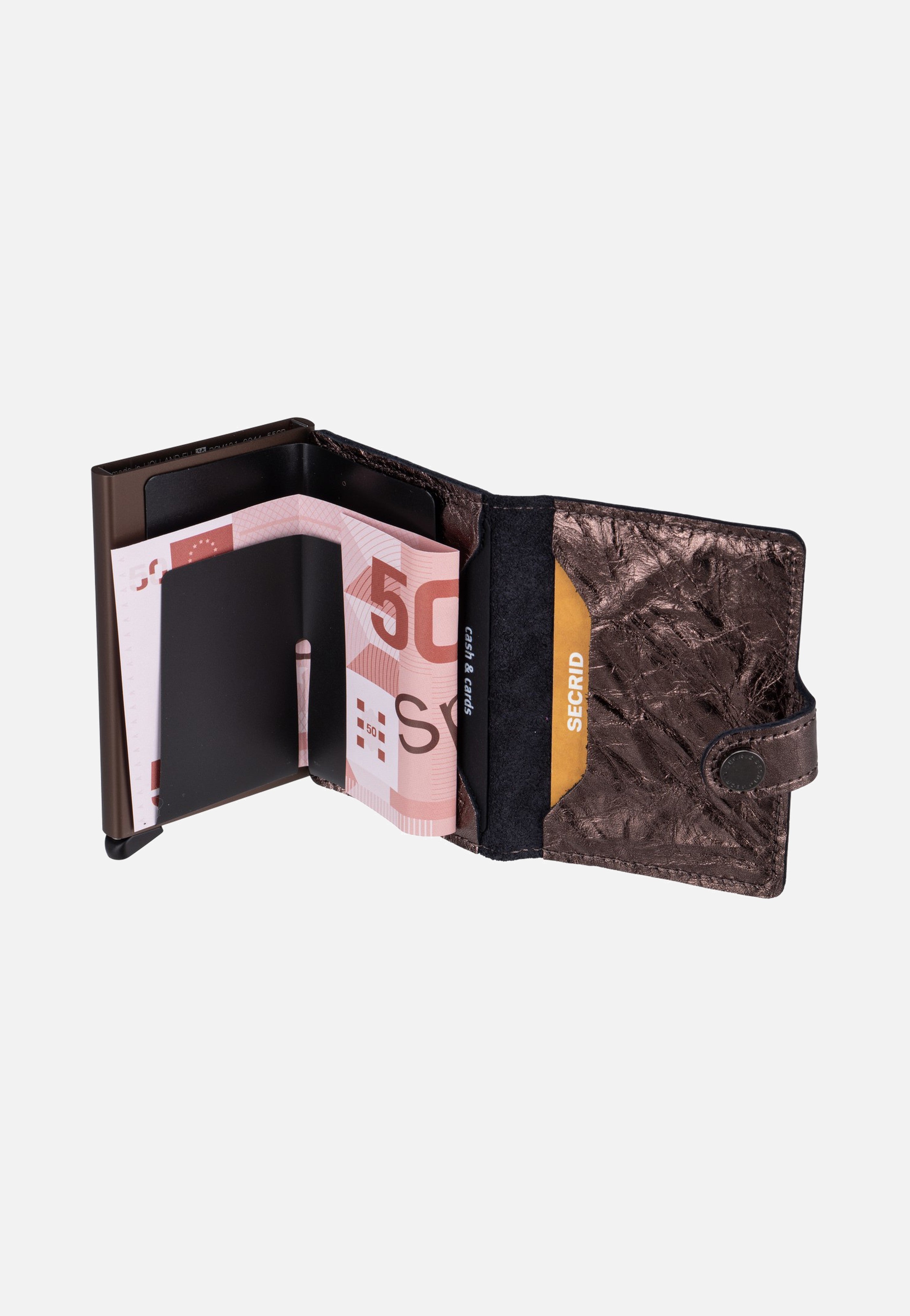 Secrid Miniwallet Crunch Bronze Portemonnaie
