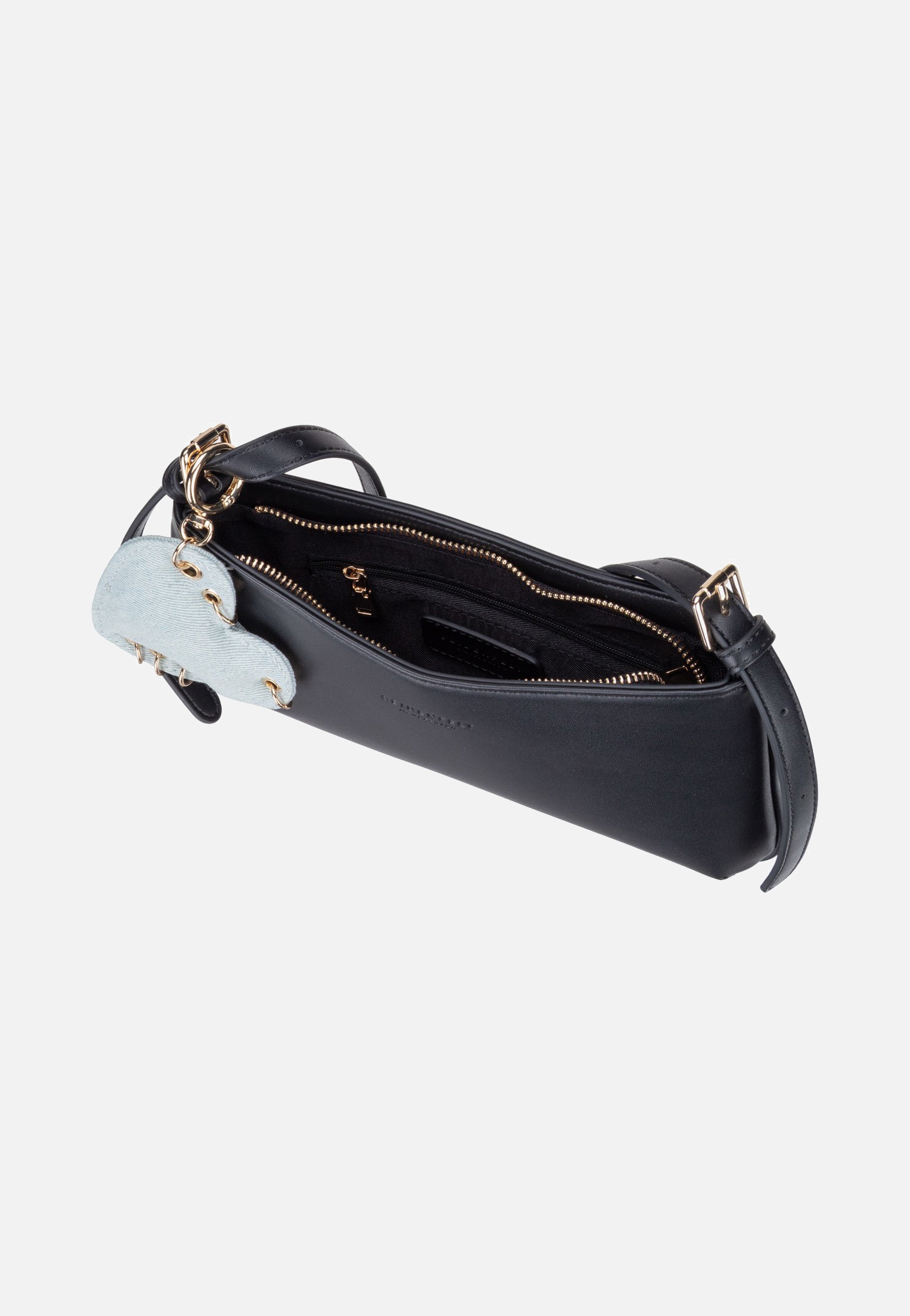 Seidenfelt Tahmela Pouchette Black Evening Bag