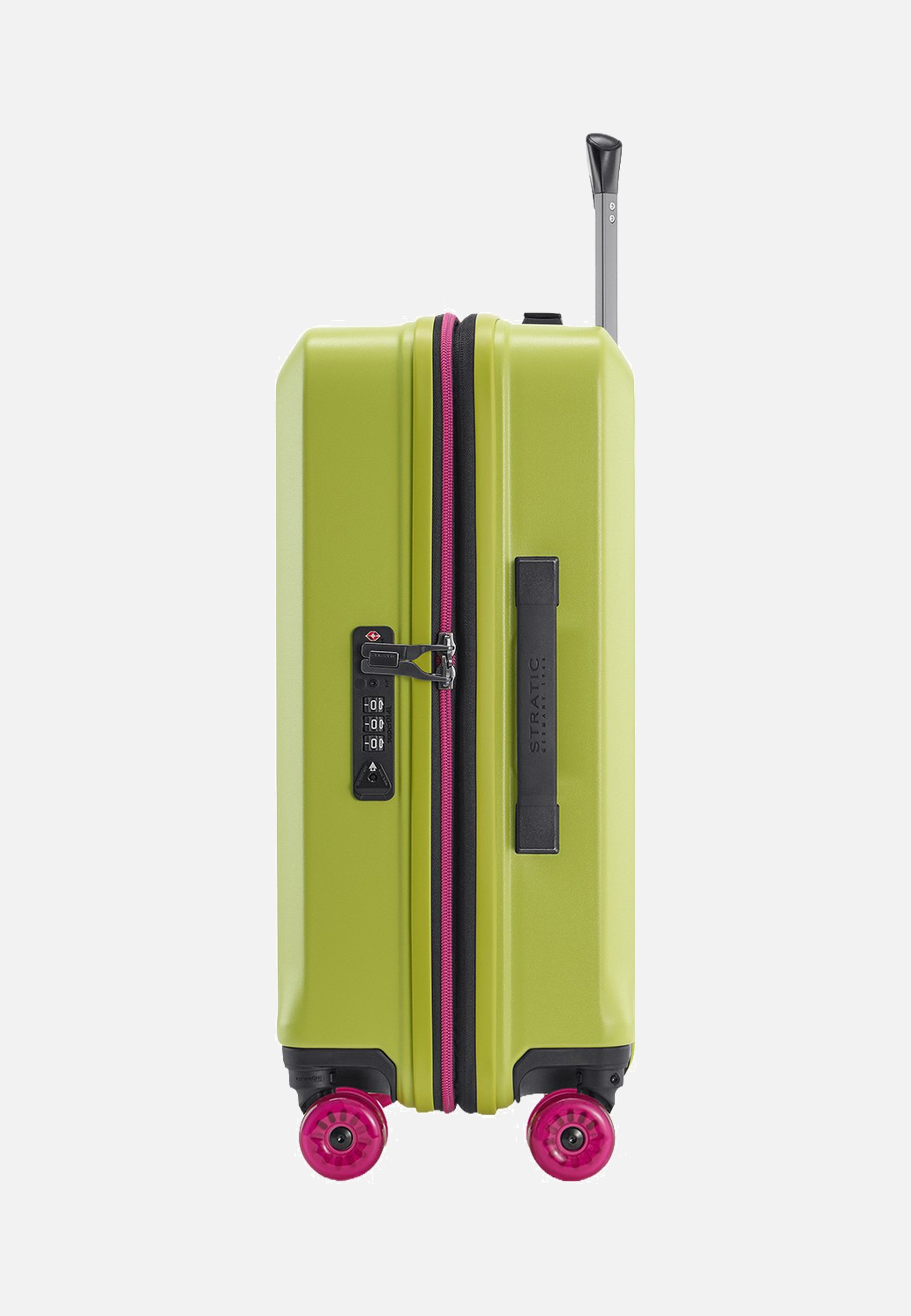 Stratic Buzz Trolley S Lime Green Suitcase