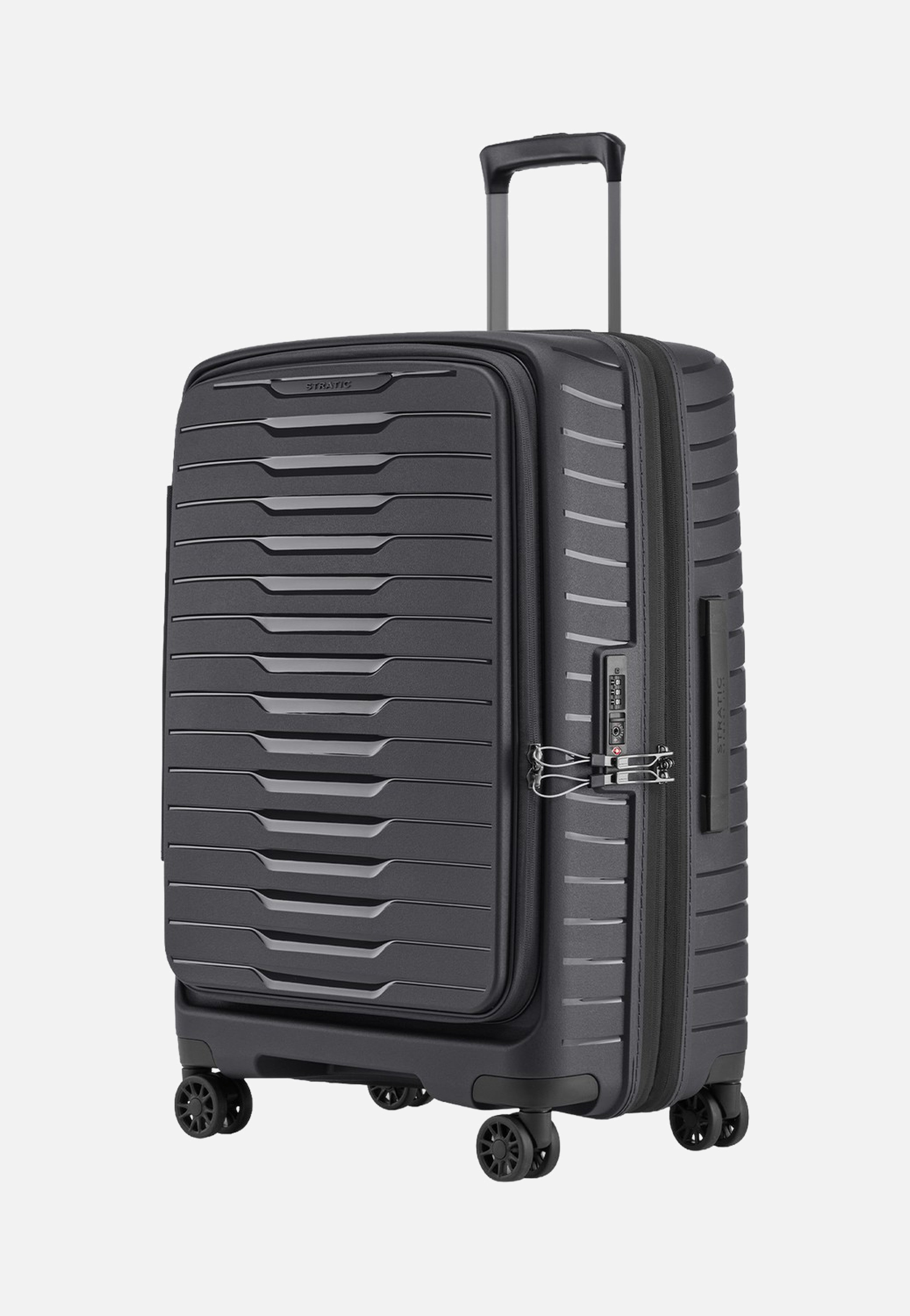 Stratic Novium ML Trolley M Black Suitcase