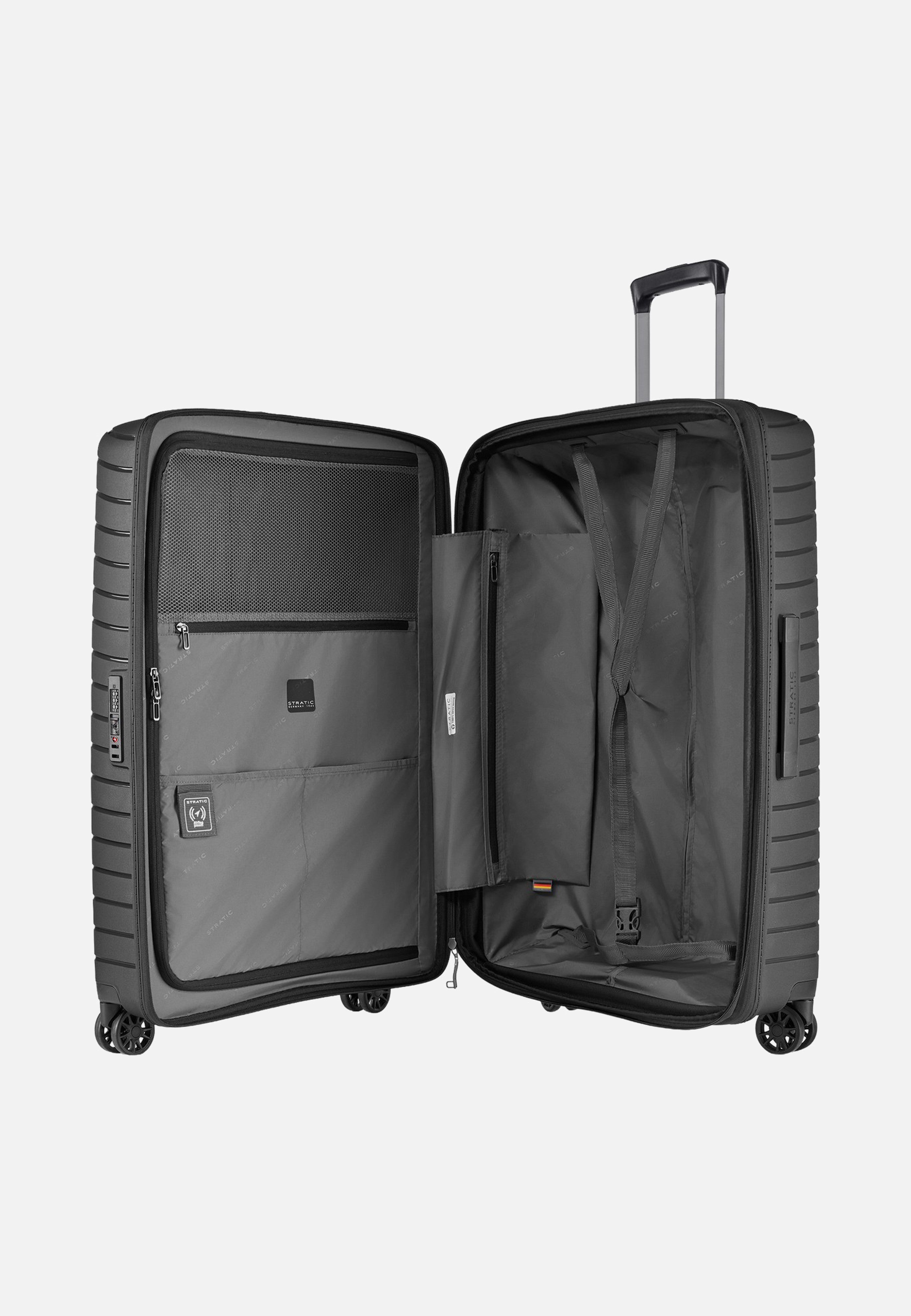 Stratic Novium SL Trolley L Black Suitcase