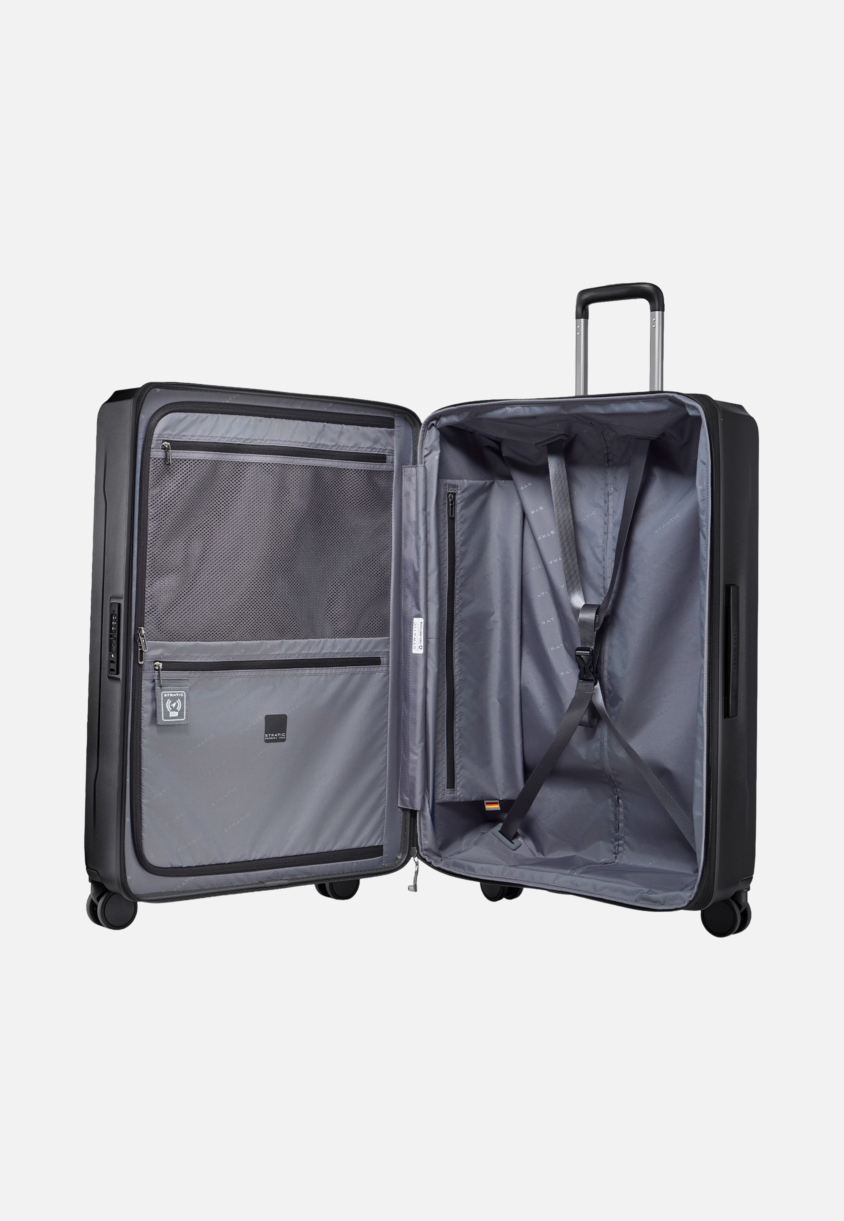Stratic Phoenix SL Trolley L Black Suitcase