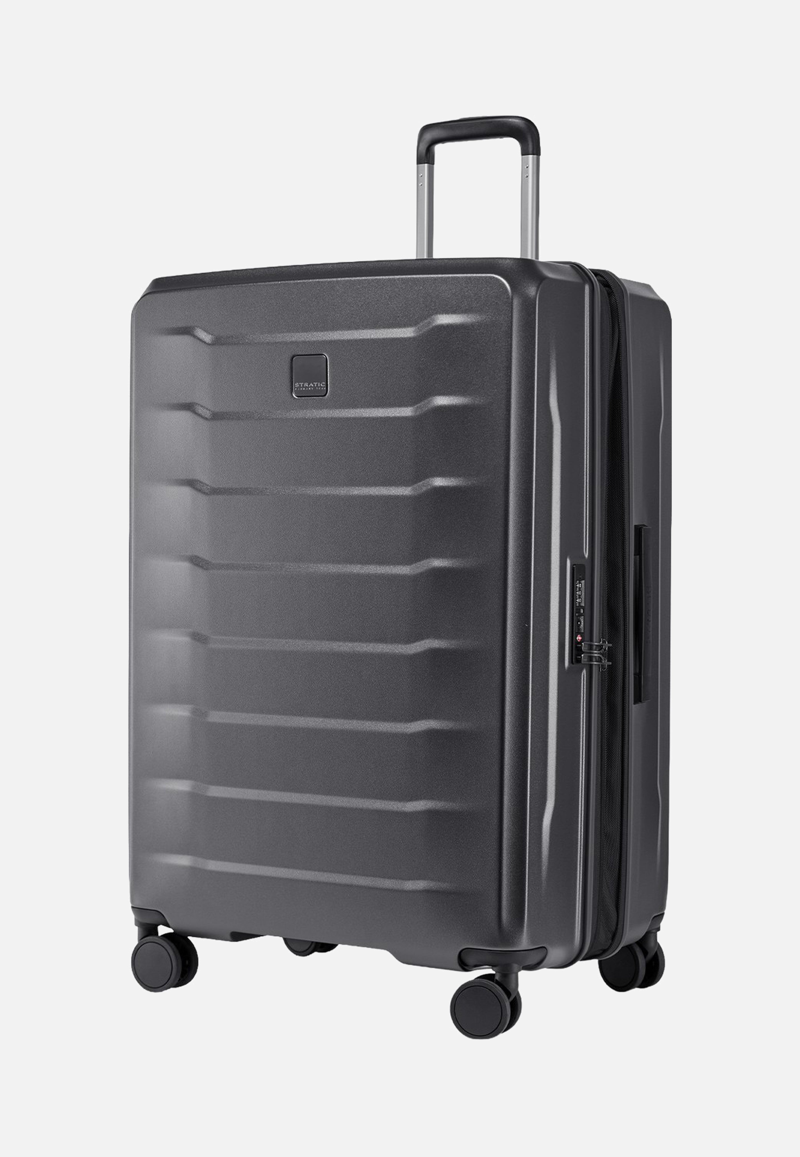 Stratic Phoenix SL Trolley L Black Suitcase