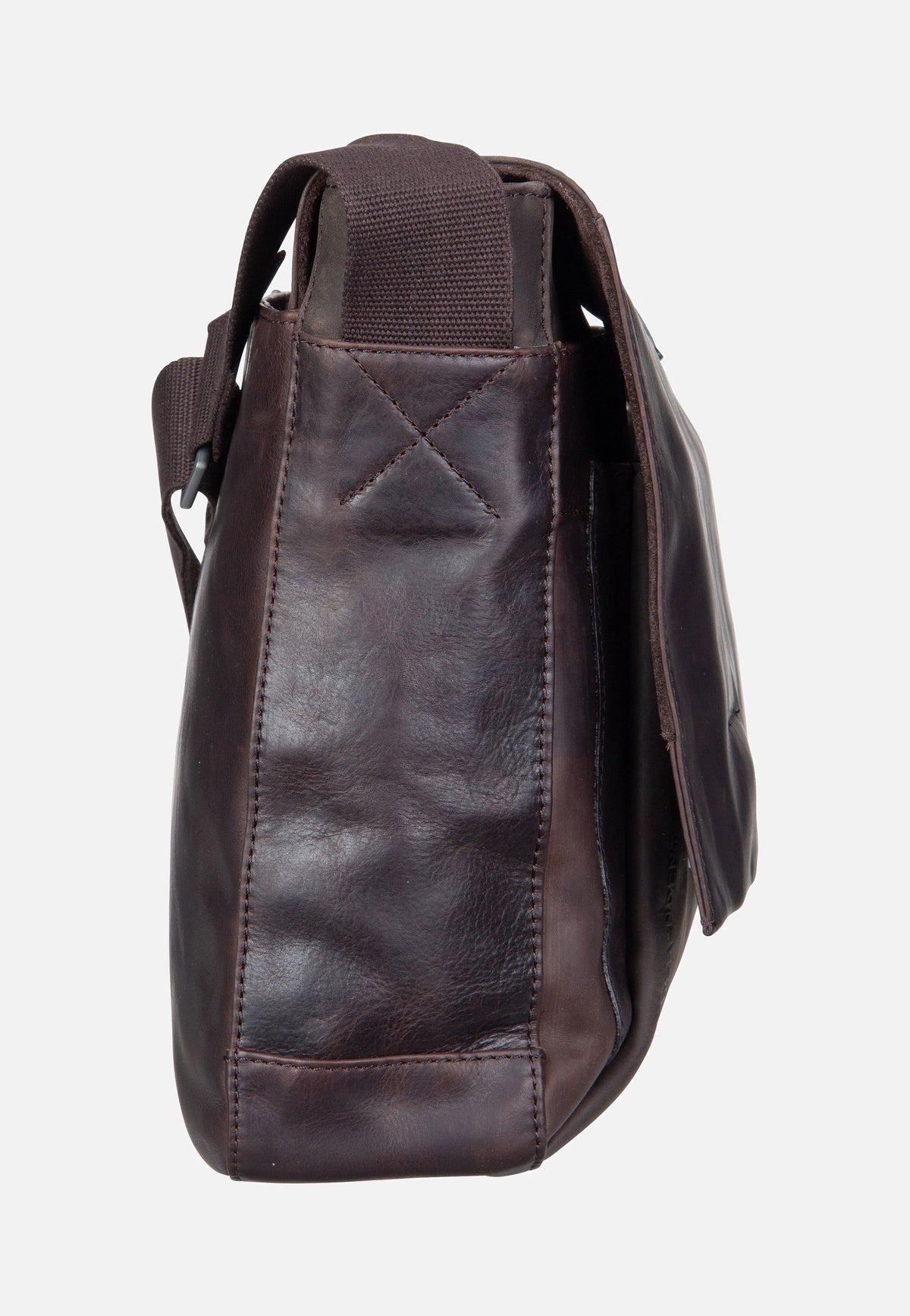 Strellson Brick Lane Jeremy LHF Dark Brown Messenger Bag