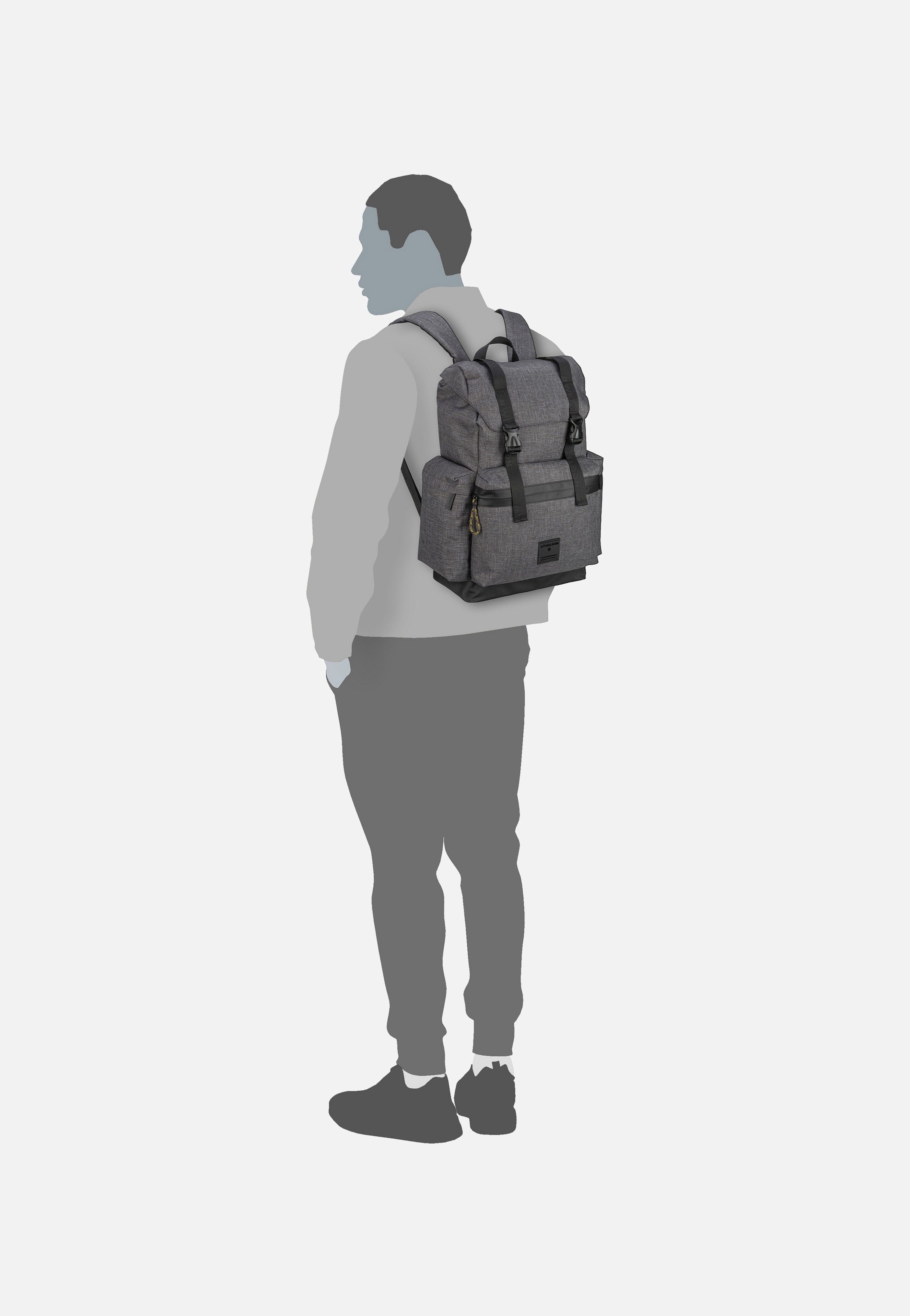 Strellson Northwood 2.0 Cooper LVF 1 Dark Grey Rucksack