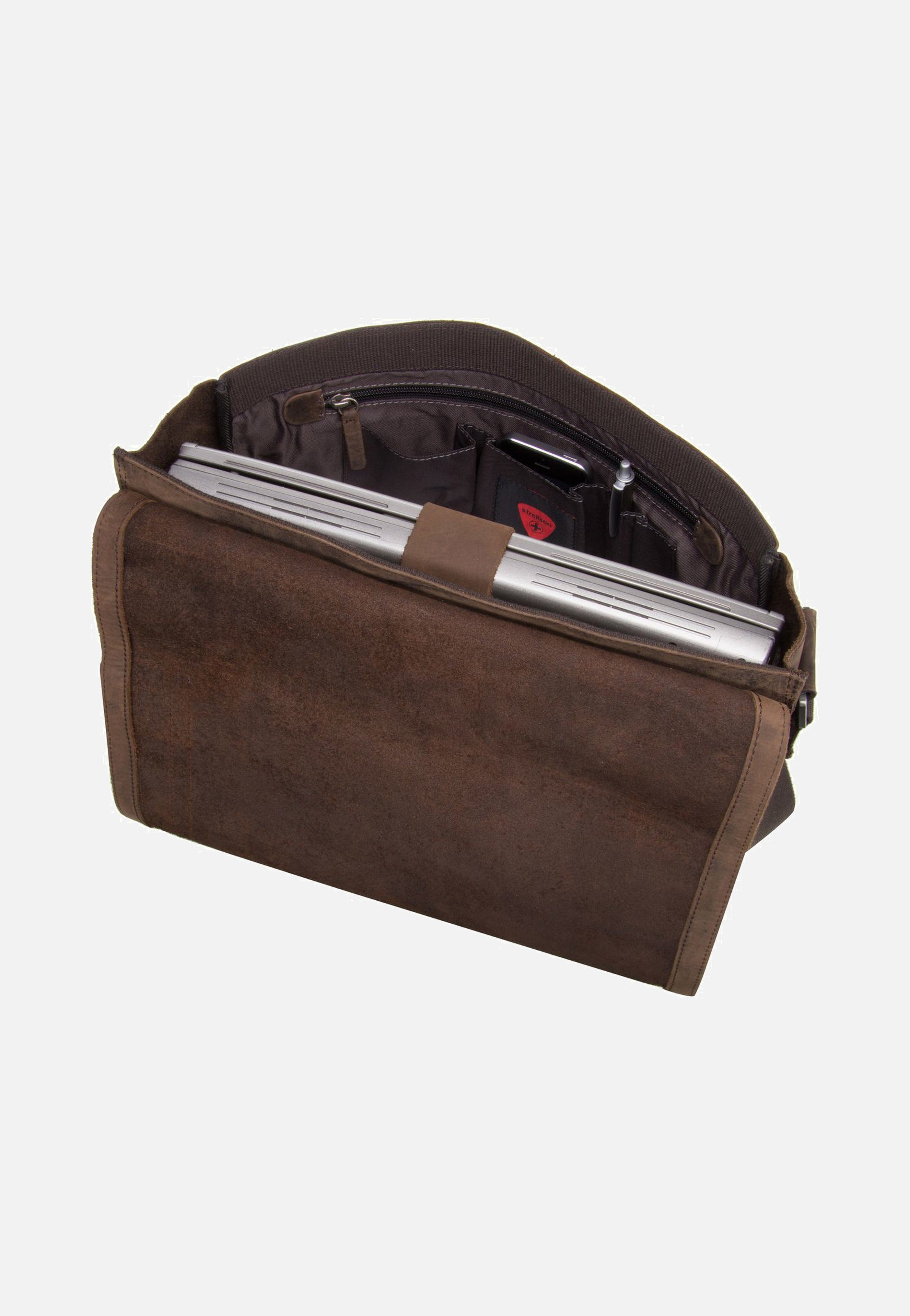 Strellson Richmond Messenger LH Dark Brown Messenger Bag