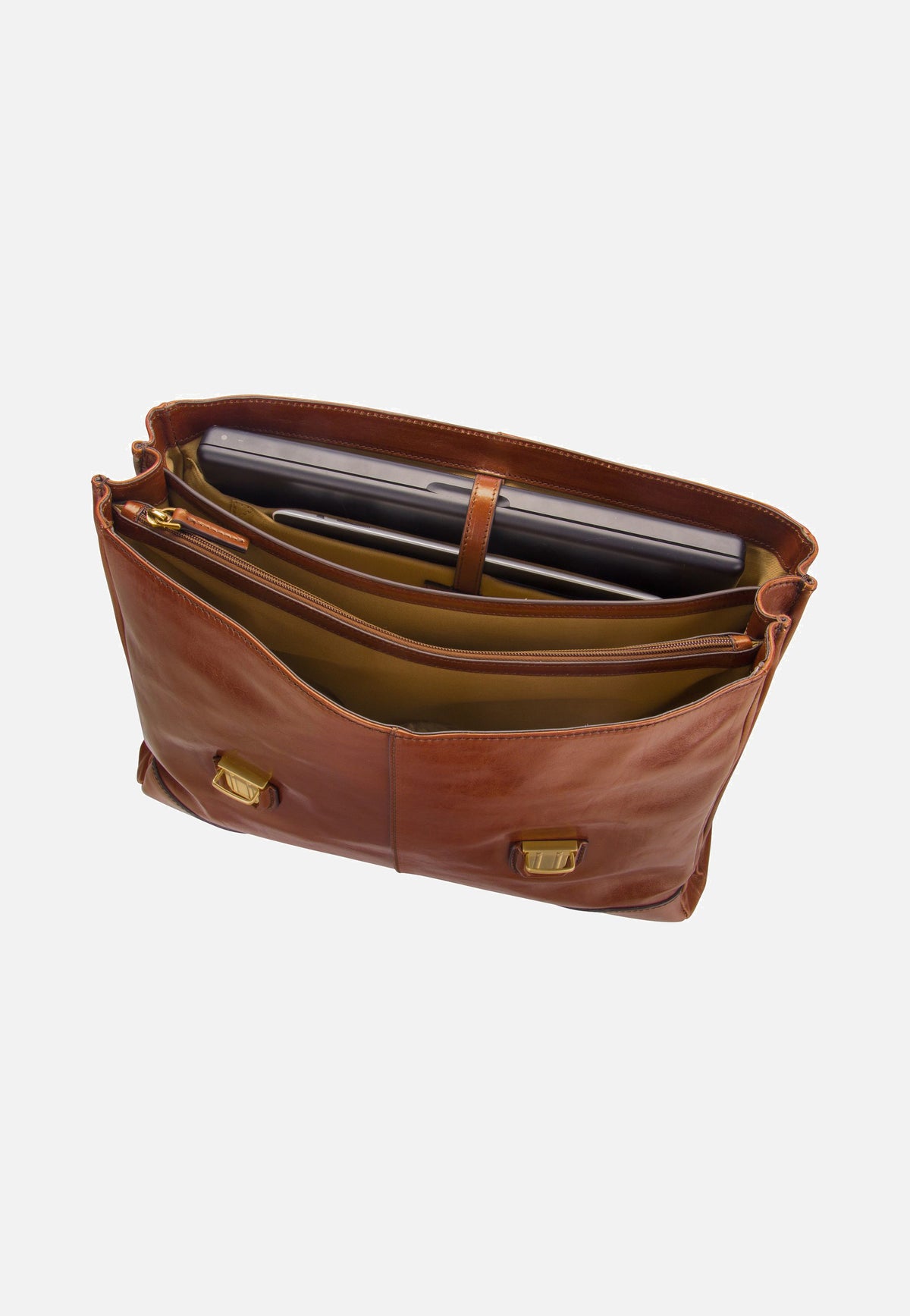 The Bridge Vespucci 3610 Marrone Aktentasche