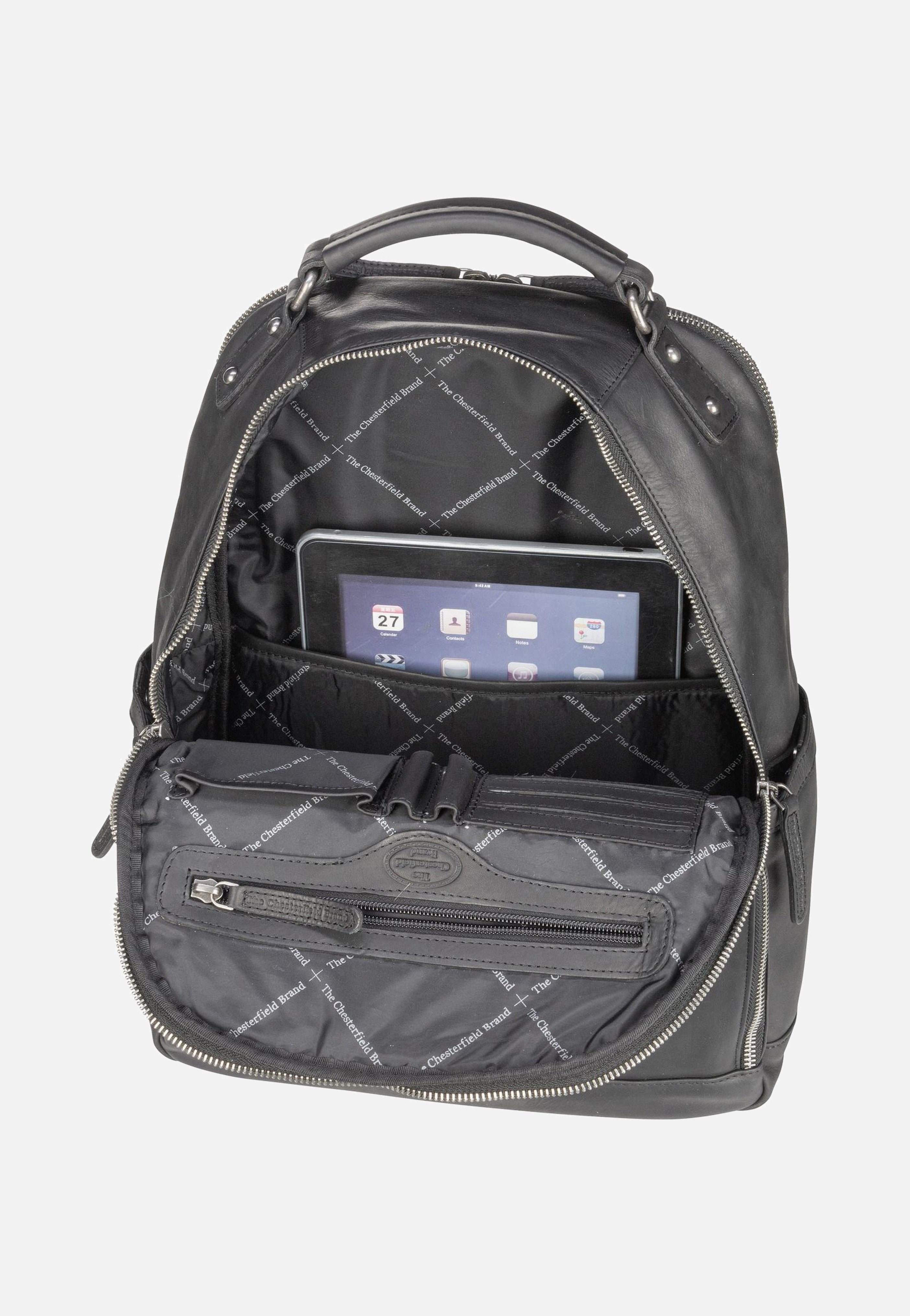 The Chesterfield Brand Austin 0184 Black Rucksack