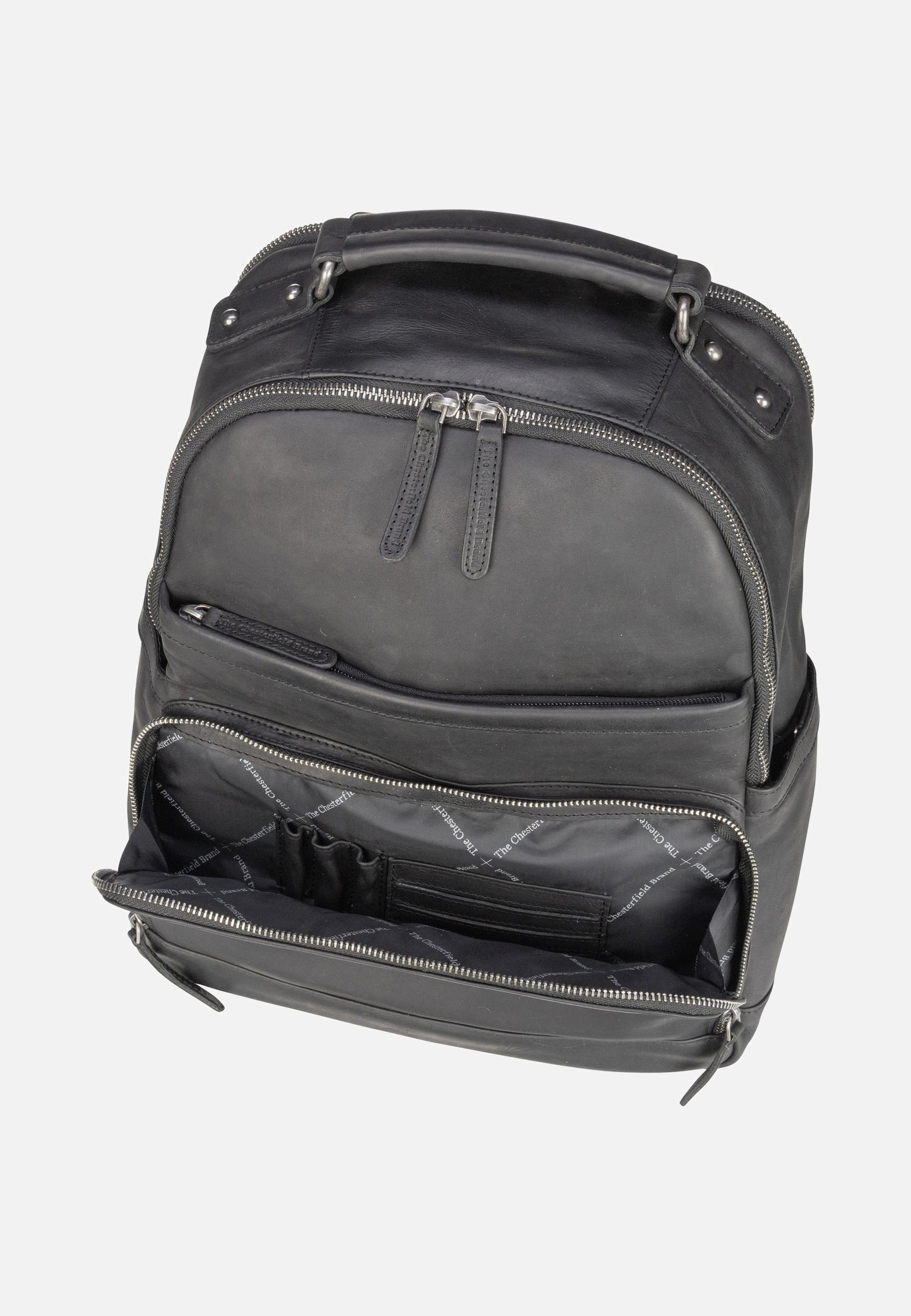 The Chesterfield Brand Austin 0184 Black Rucksack
