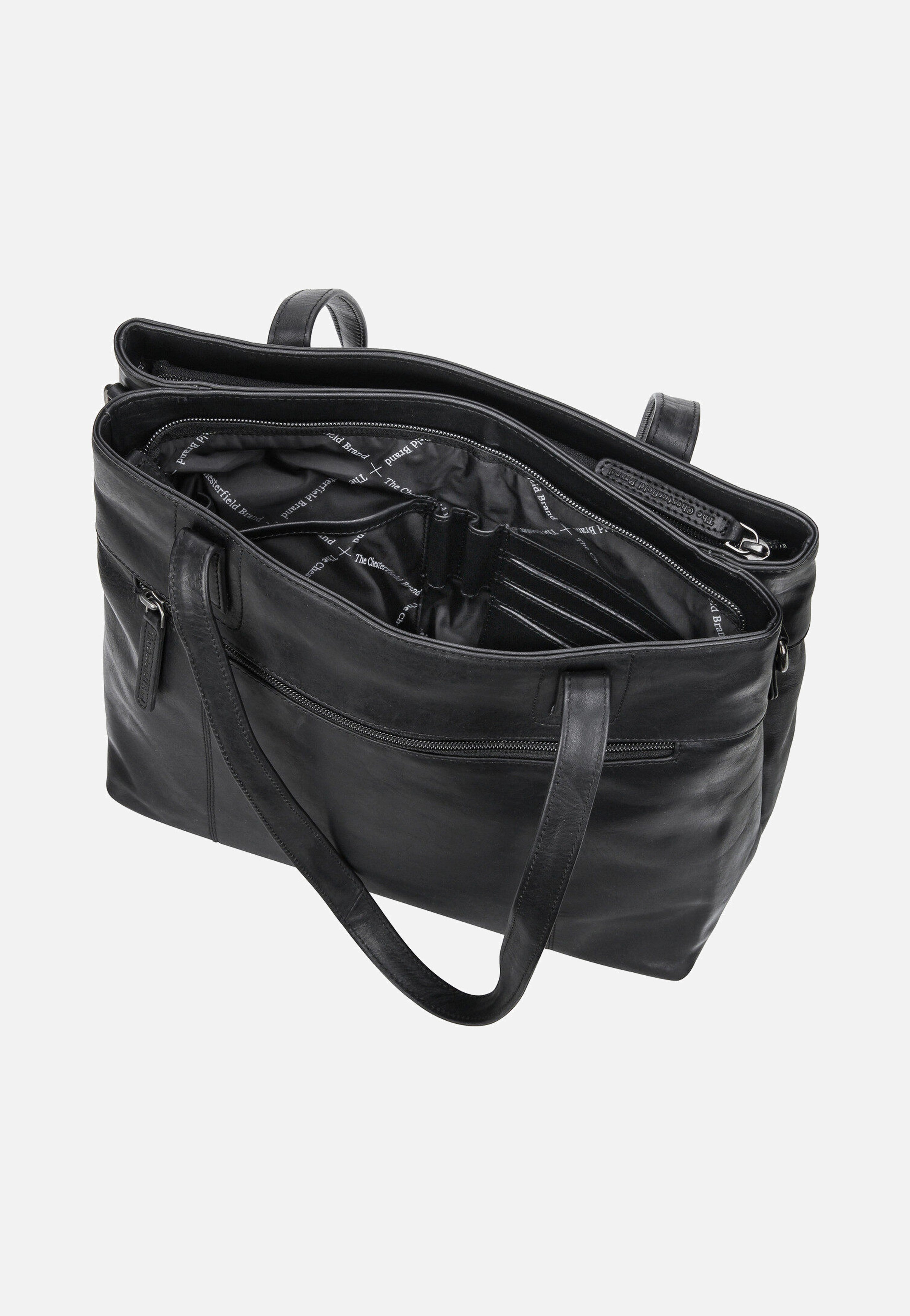 The Chesterfield Brand Nola 0211 Black Schultertasche