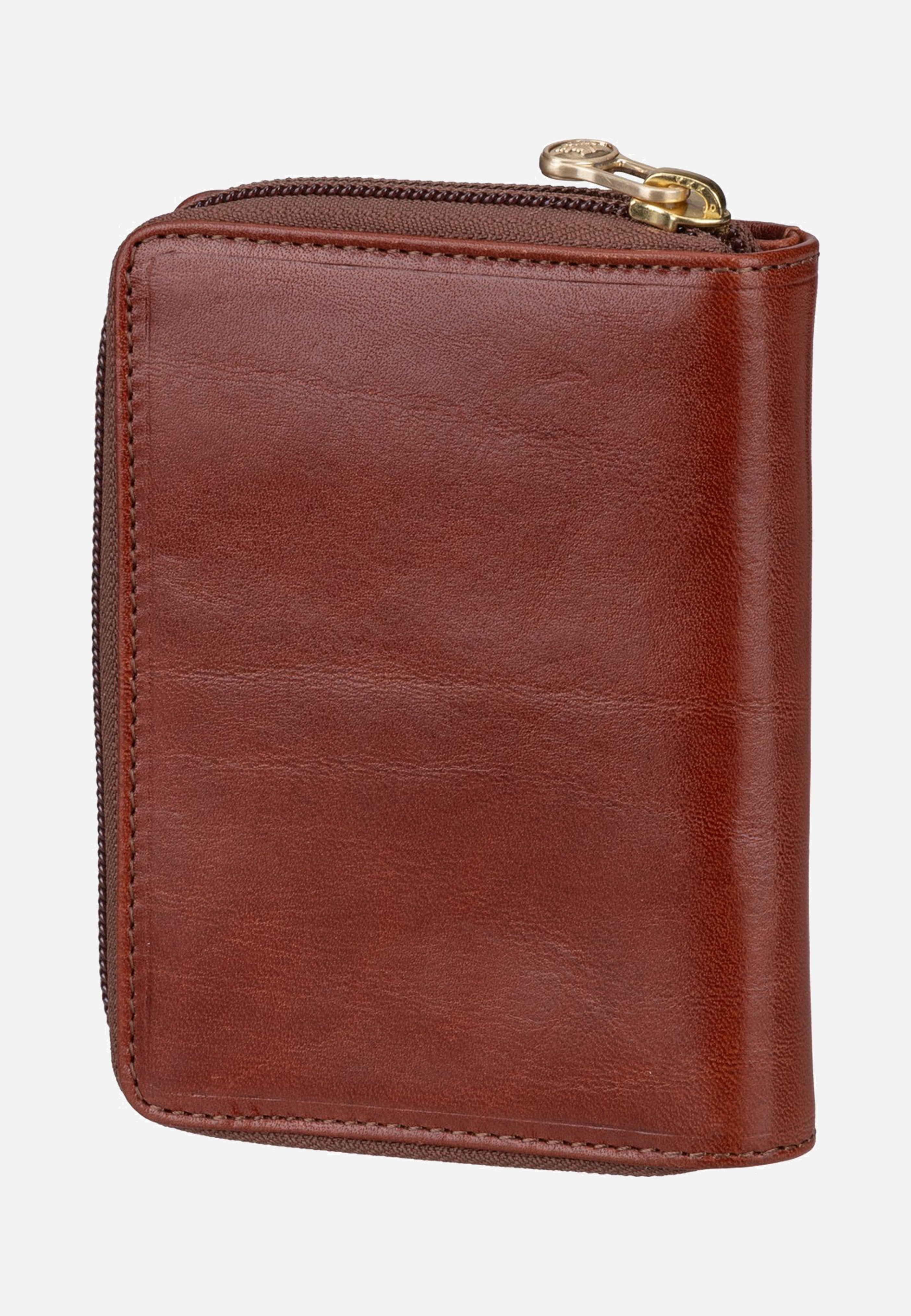 The Bridge Stodo Medium W/Zip Pocket 5 D Marrone/Oro Portemonnaie