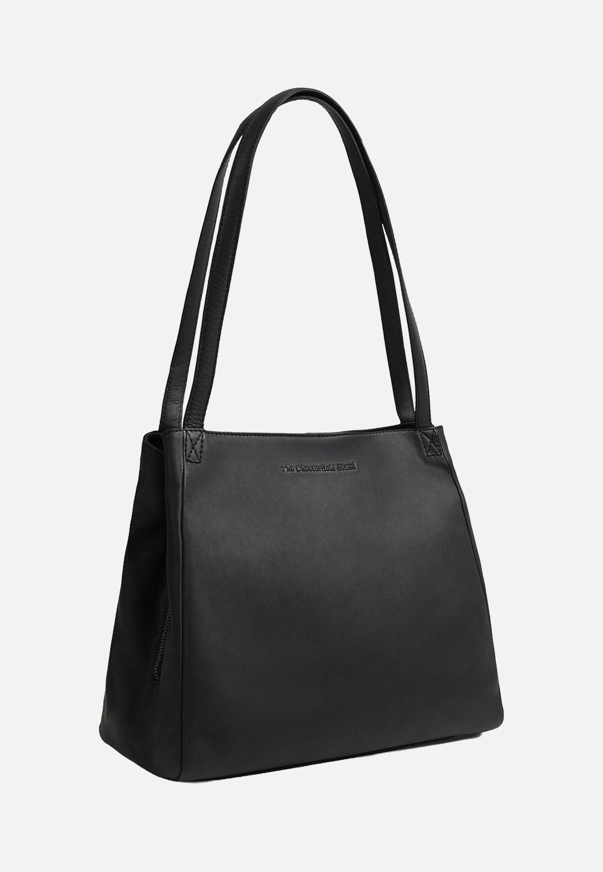The Chesterfield Brand Lioren 1450 Black Schultertasche