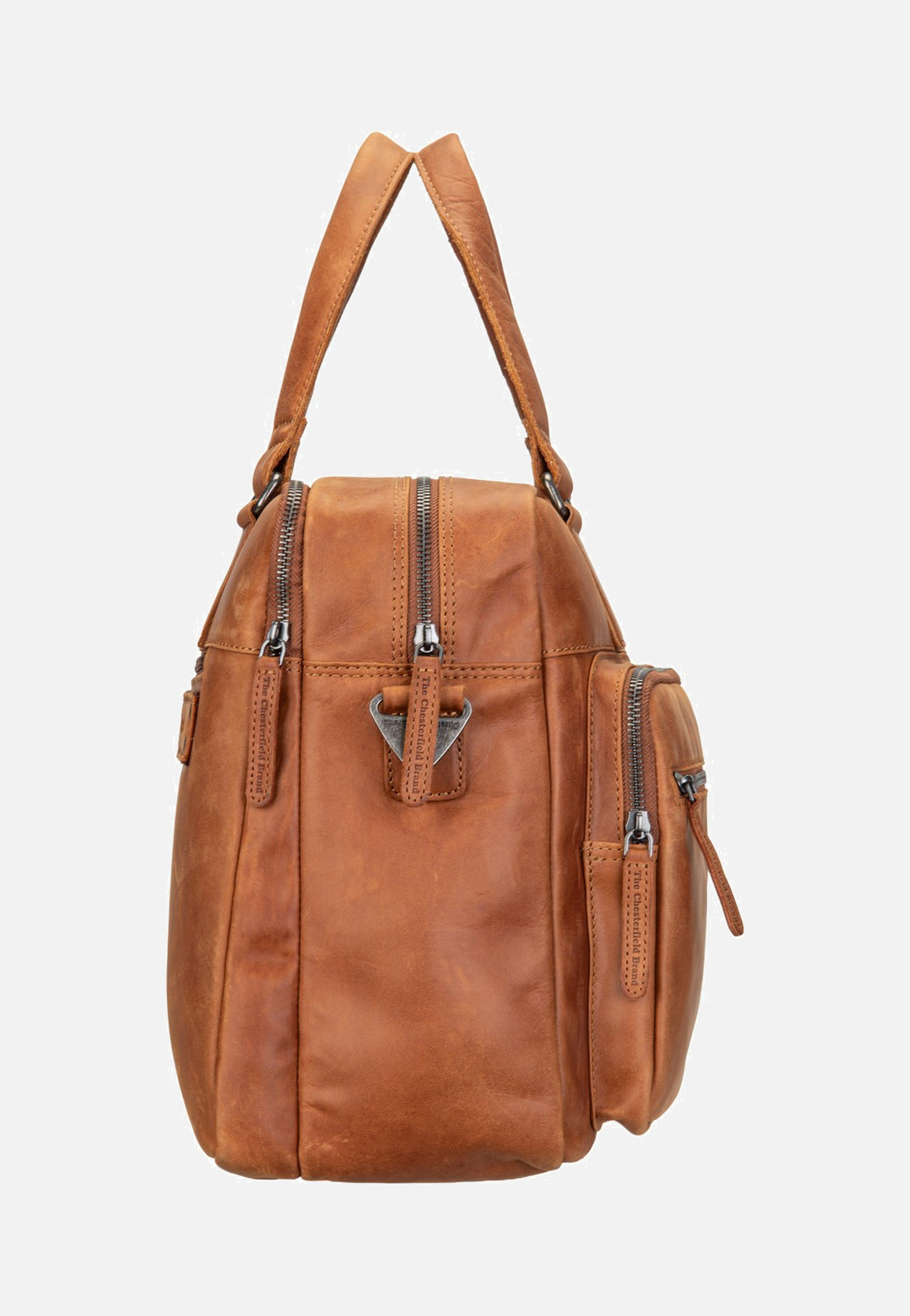 The Chesterfield Brand Misha 1034 Cognac Briefcase