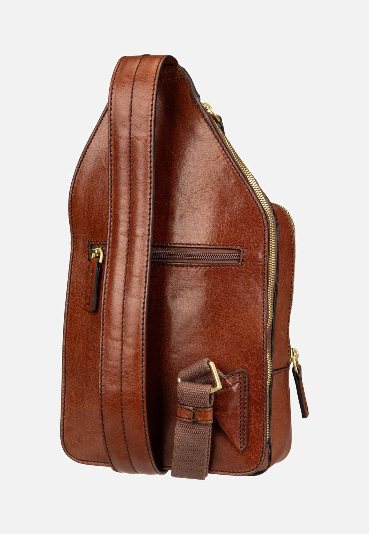 The Bridge Story Uomo Sling Pack Marrone/Oro Sling Bag