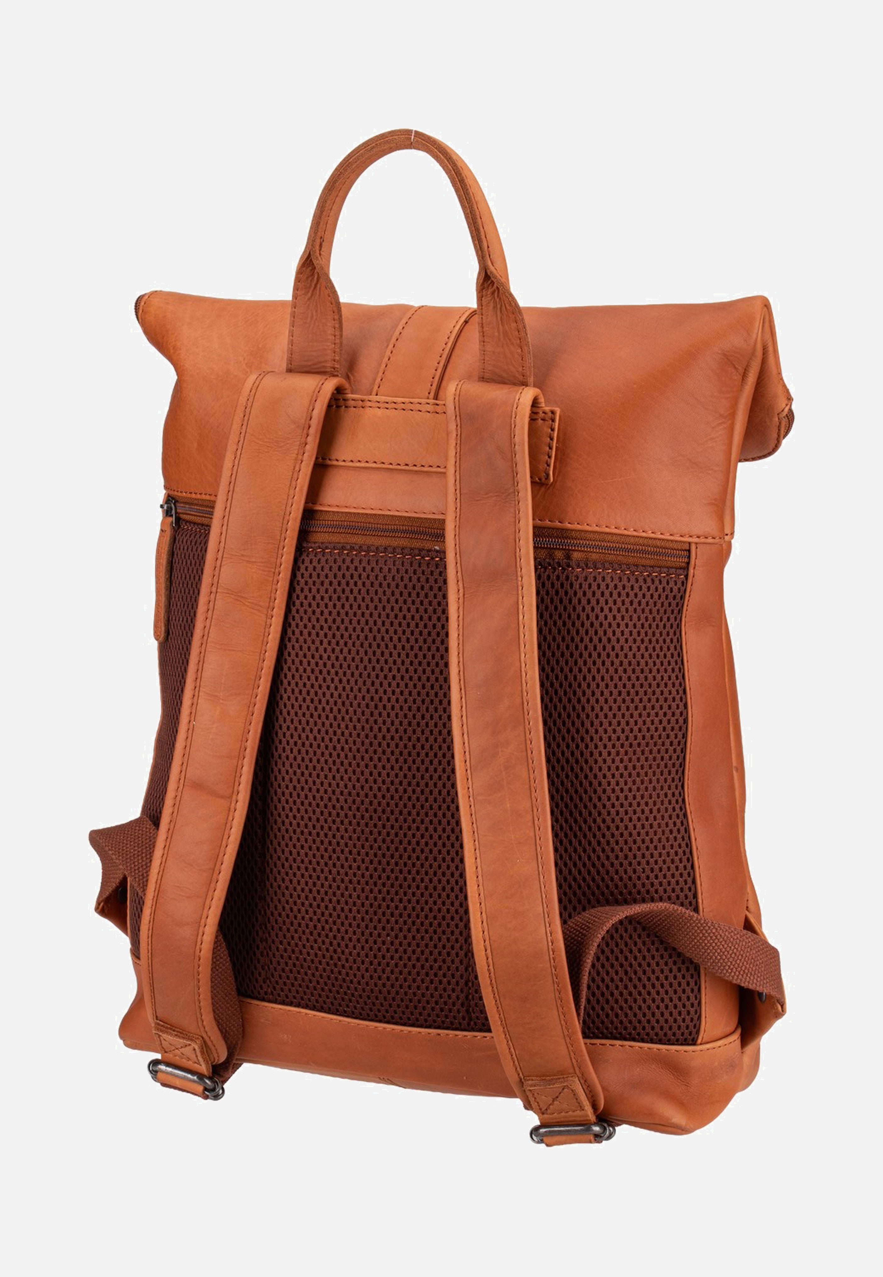 The Chesterfield Brand Larsson 0338 Cognac Rolltop Rucksack