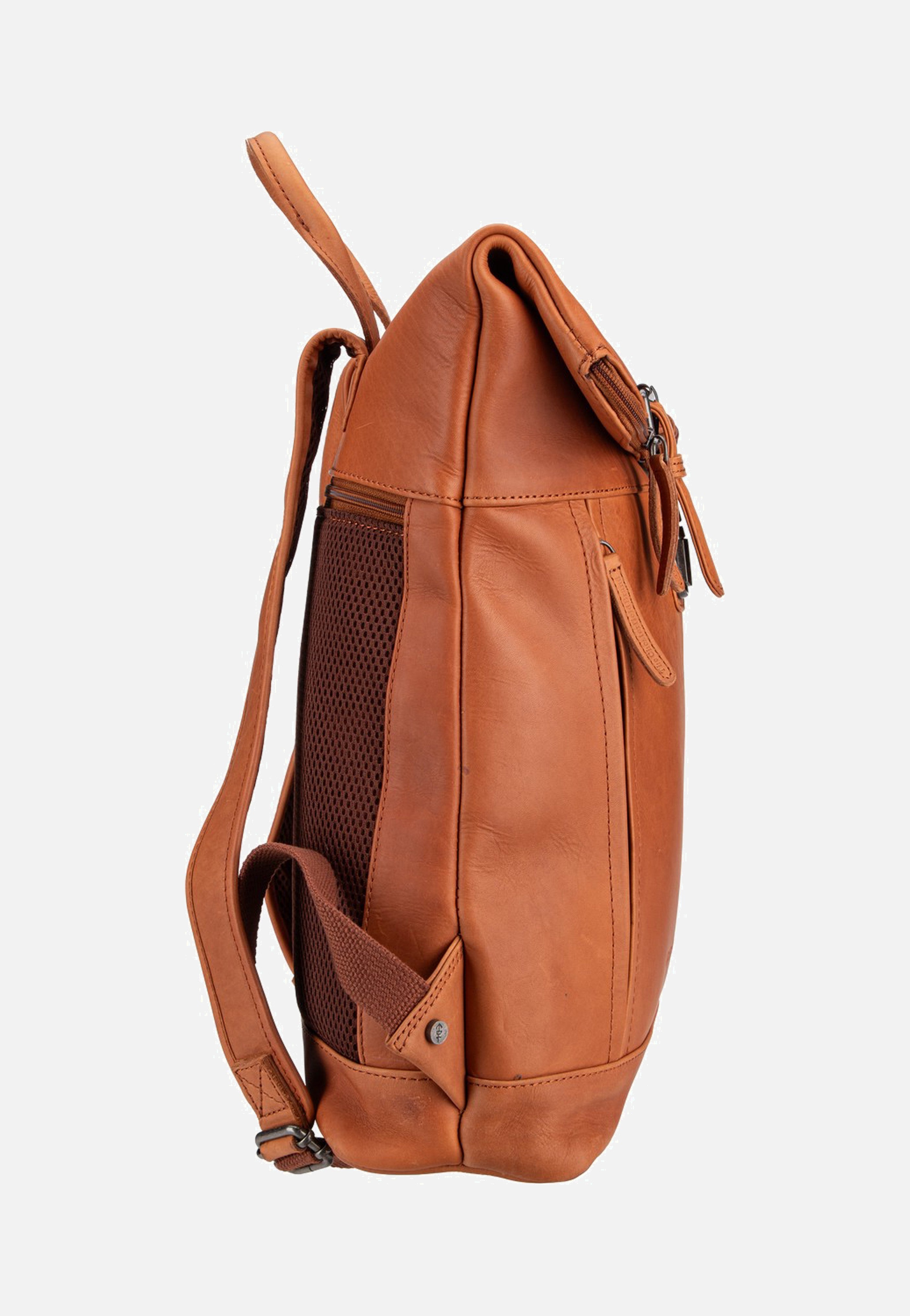 The Chesterfield Brand Larsson 0338 Cognac Rolltop Rucksack