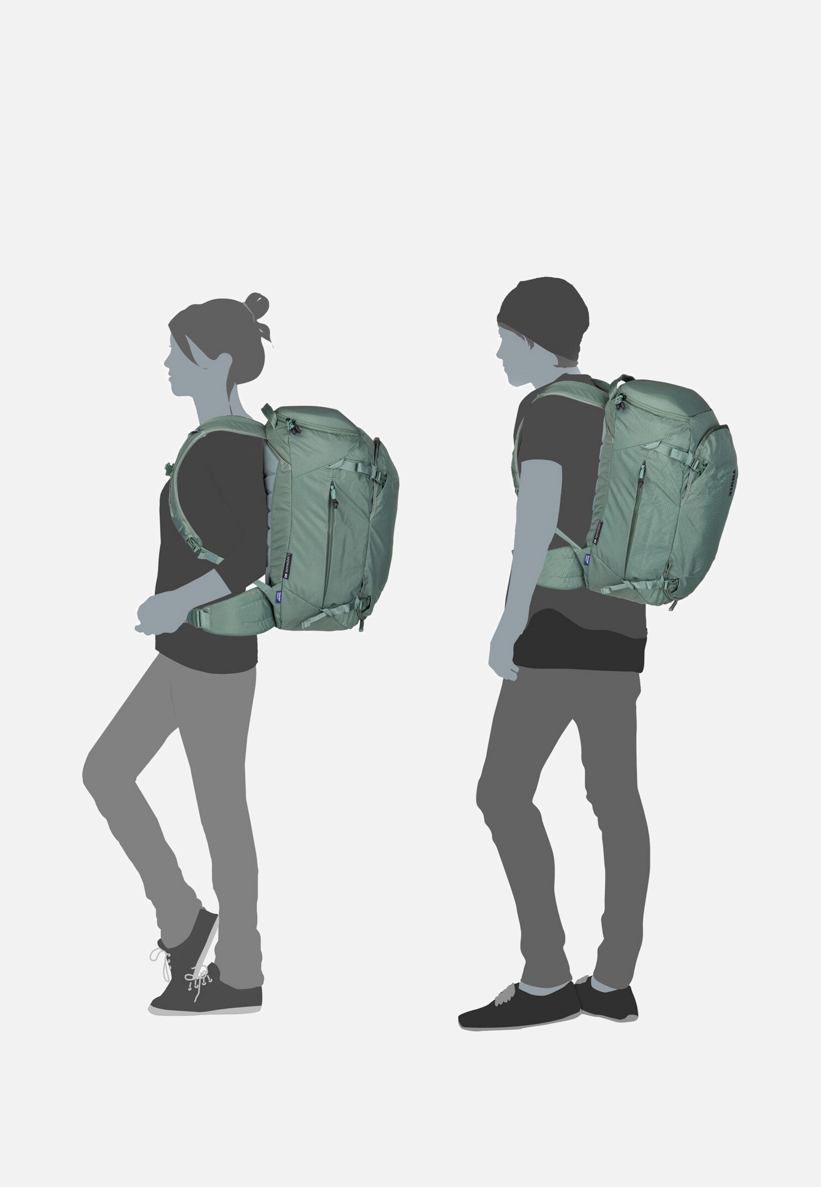 Thule Landmark Travel 40L Hazy Green Travel Rucksack