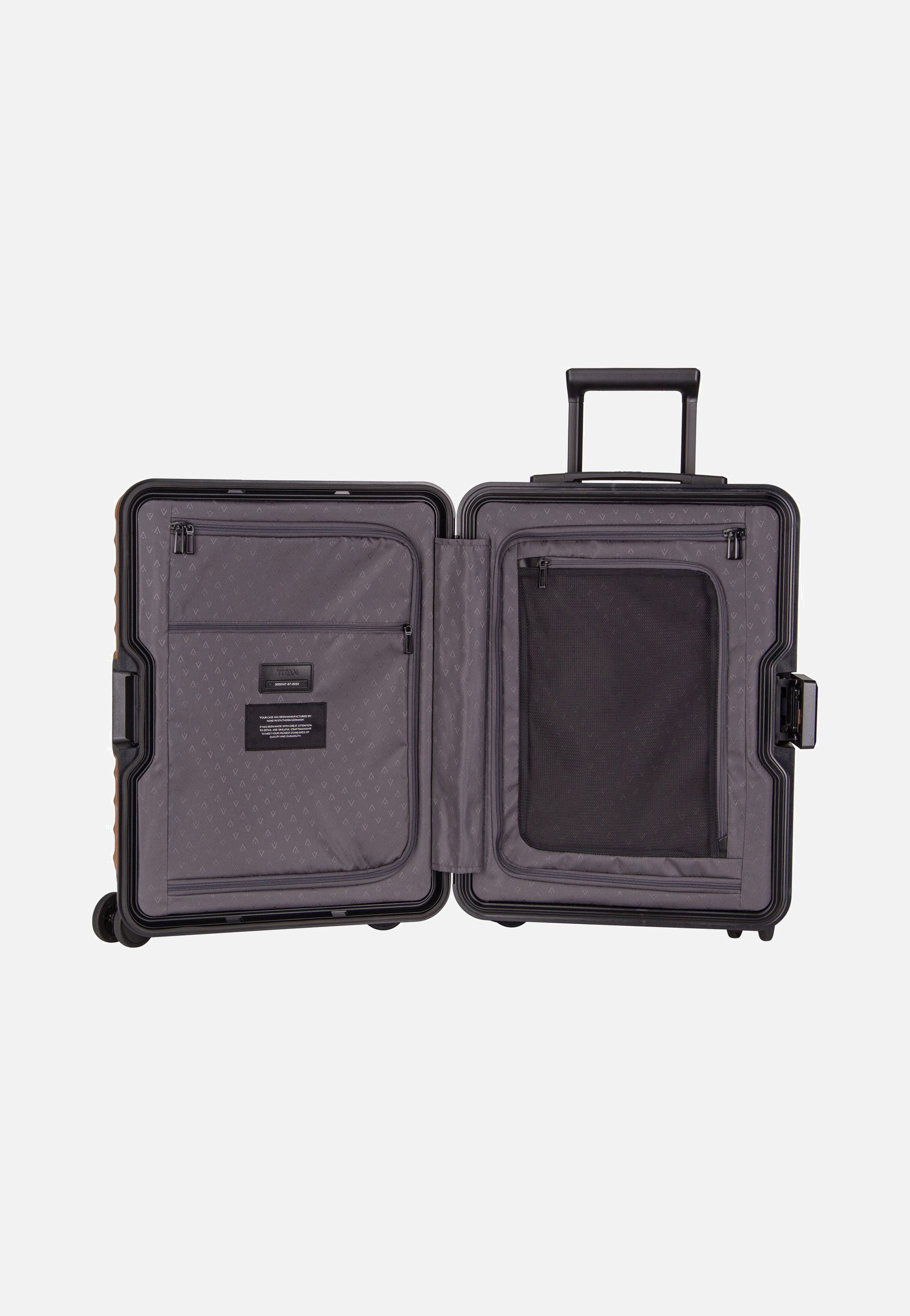 Titan OVERSEAS 4w Trolley S23 Canyon Bronze Koffer