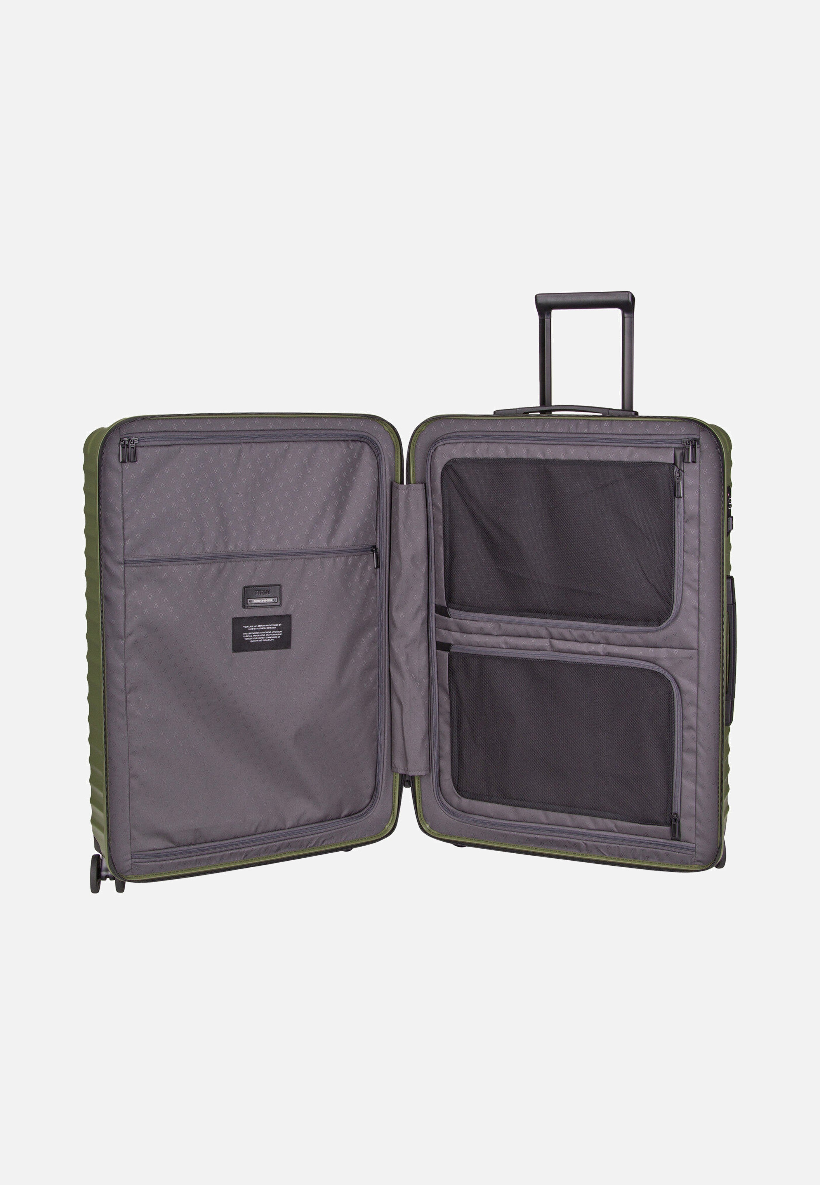 Titan UPGRADE 4w Trolley L Forest Green Koffer