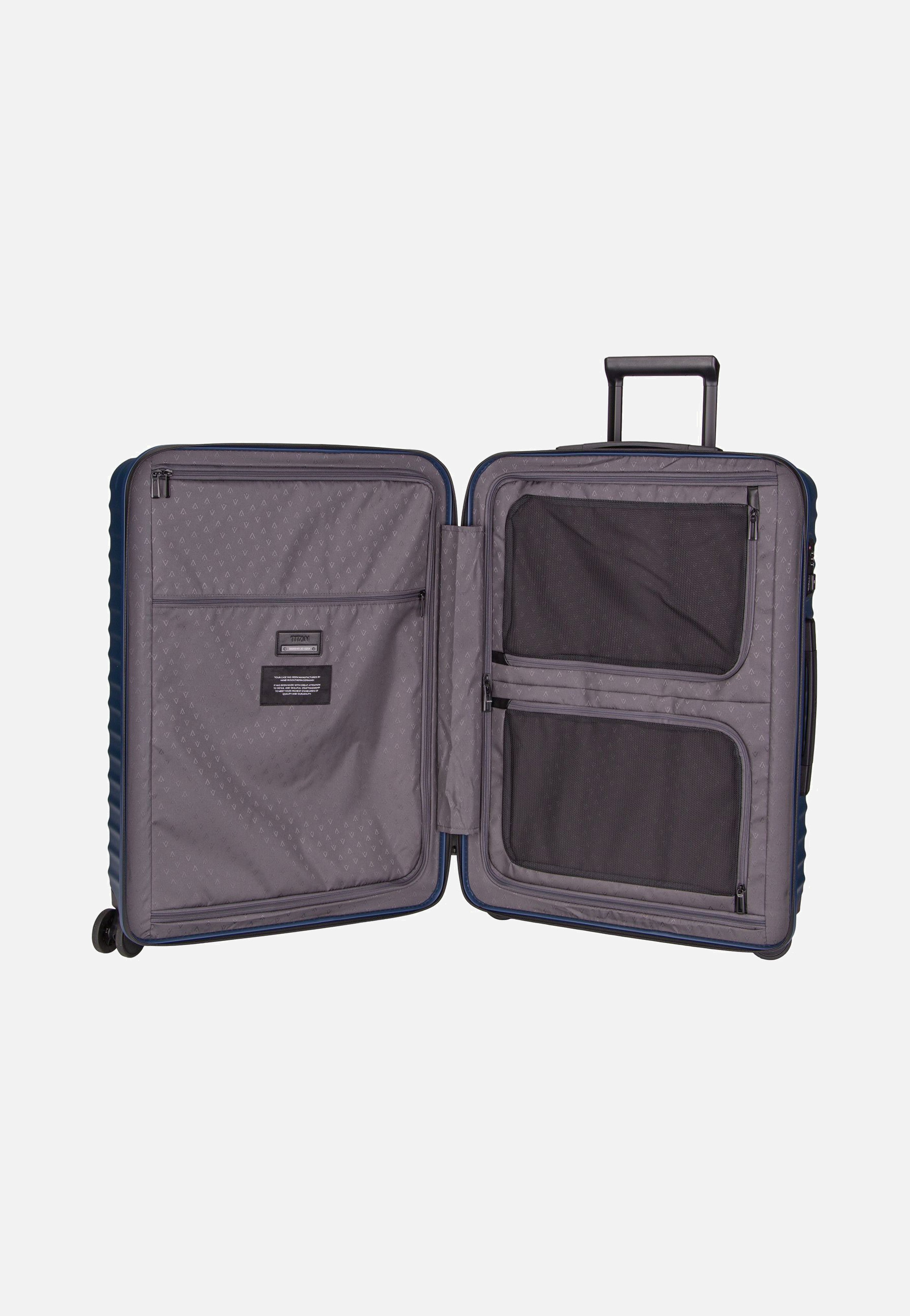 Titan UPGRADE 4w Trolley M+ Midnight Blue Koffer