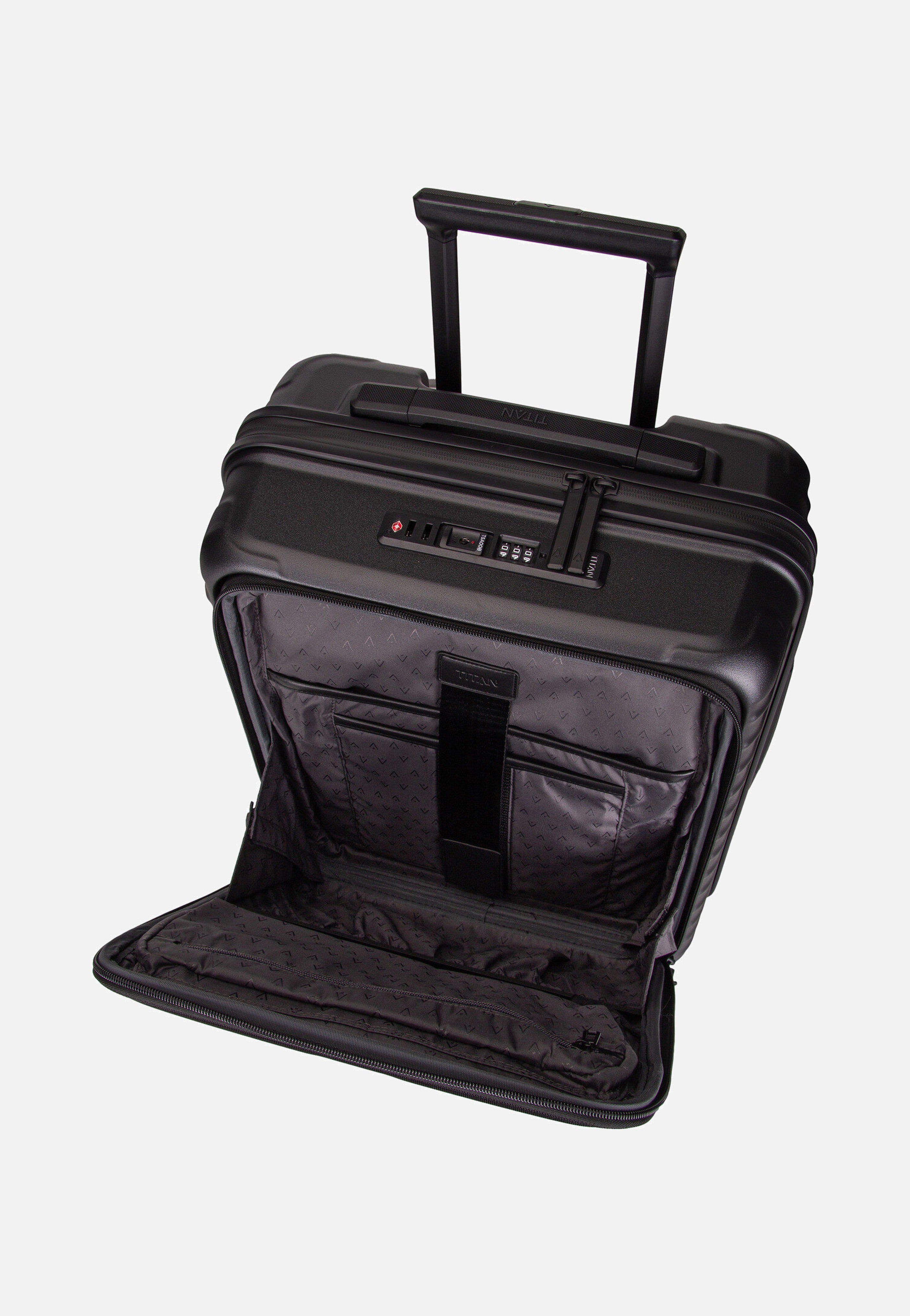 Titan UPGRADE 4w Trolley S VT Nightshade Black Koffer