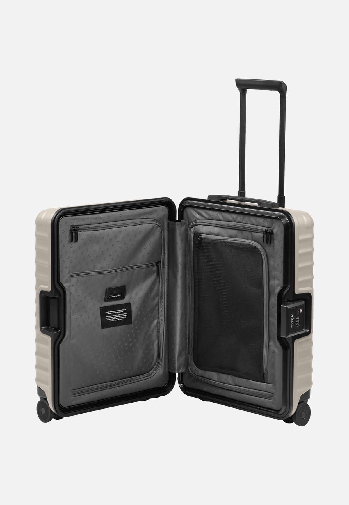 Titan OVERSEAS 4w Trolley S23 Moonstone Grey Koffer