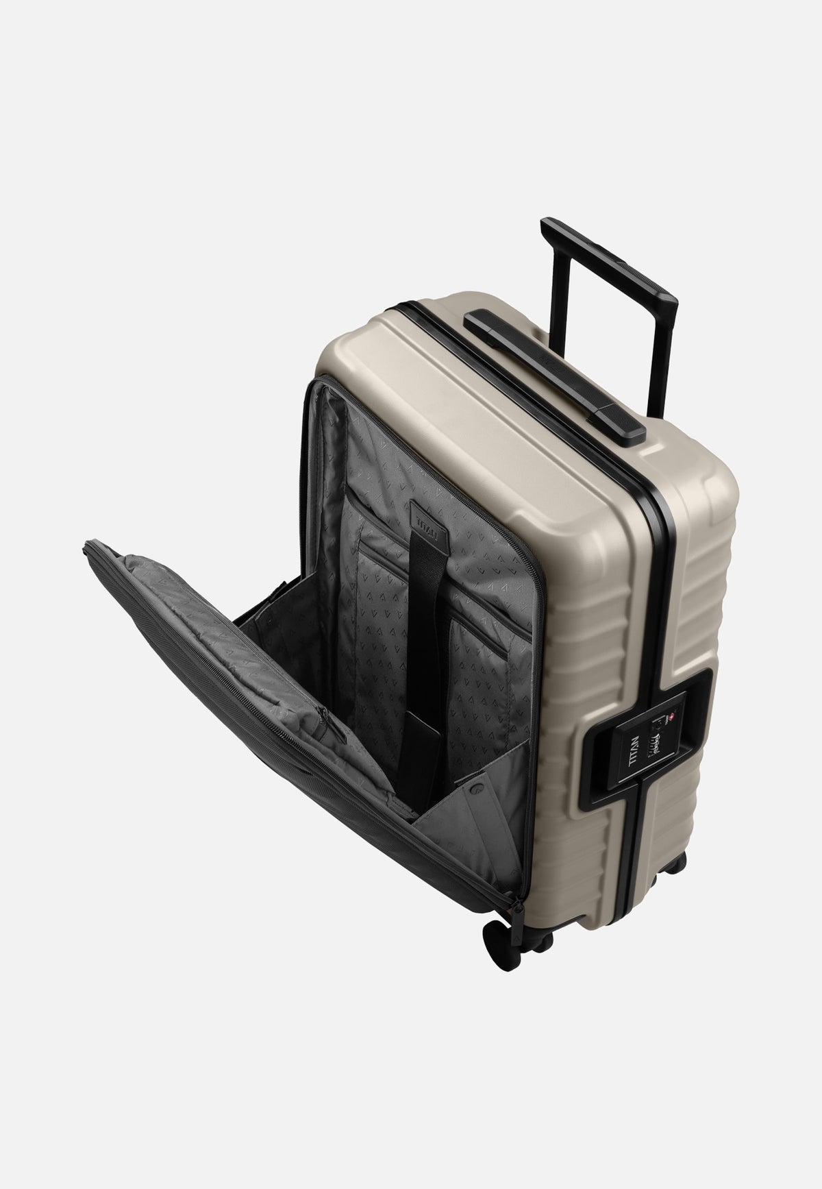 Titan OVERSEAS 4w Trolley S VT Moonstone Grey Koffer