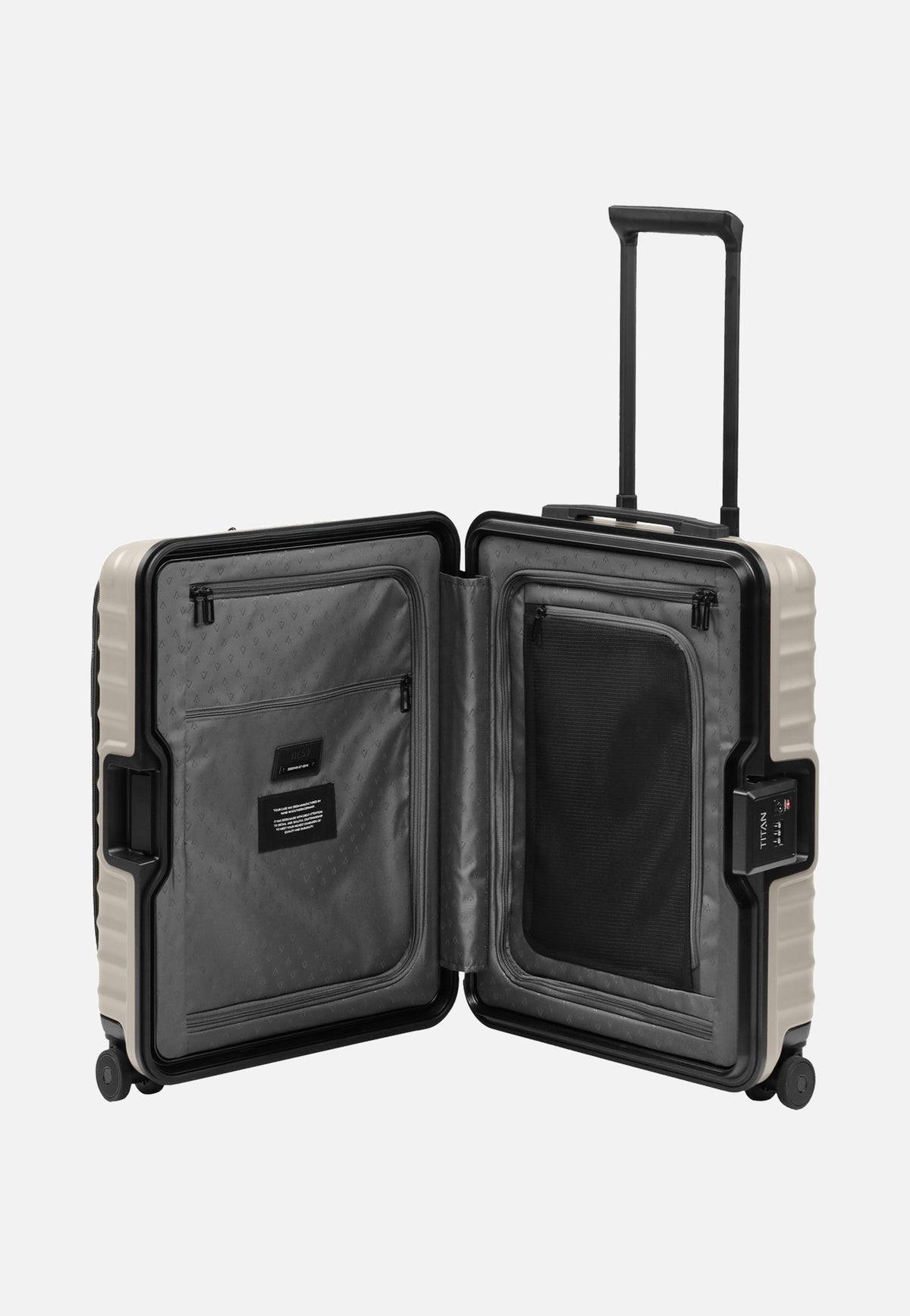 Titan OVERSEAS 4w Trolley S VT Moonstone Grey Koffer