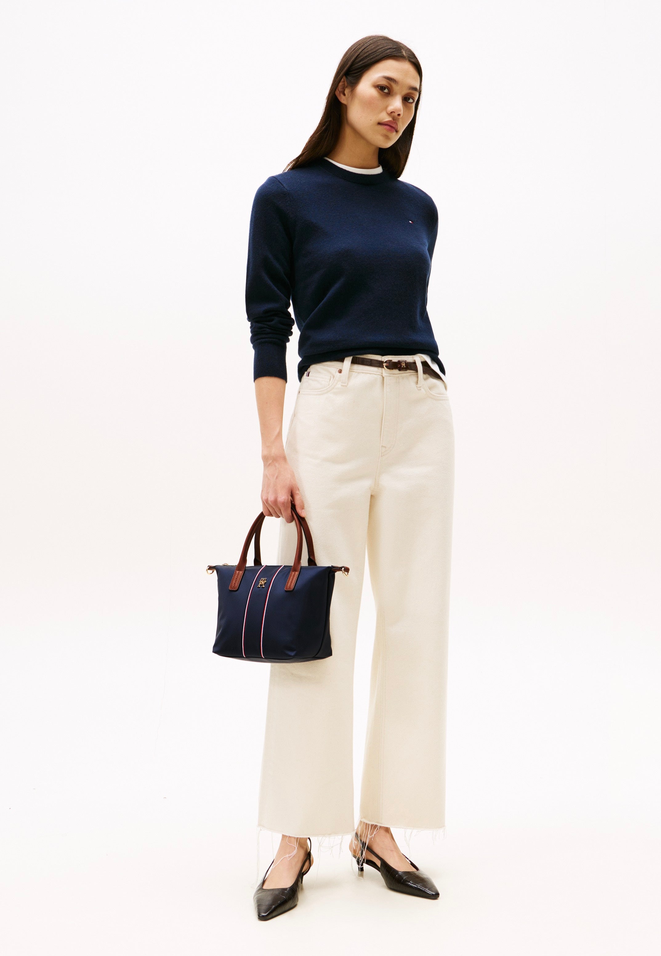 Tommy Hilfiger Popette Mini Tote Corp Space Blue Corp Tote Bag