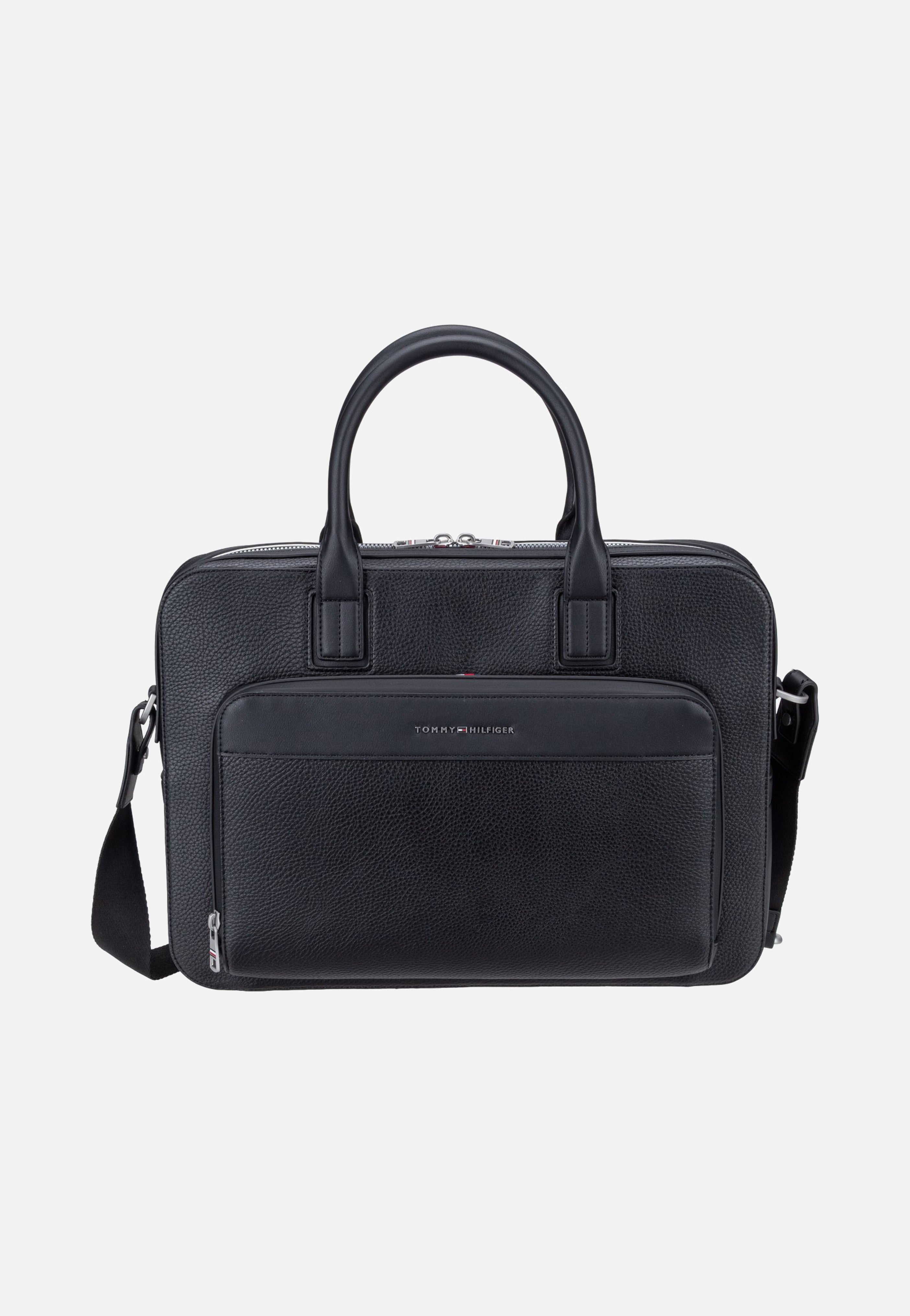 Tommy Hilfiger TH Central Slim Computer Black Aktentasche