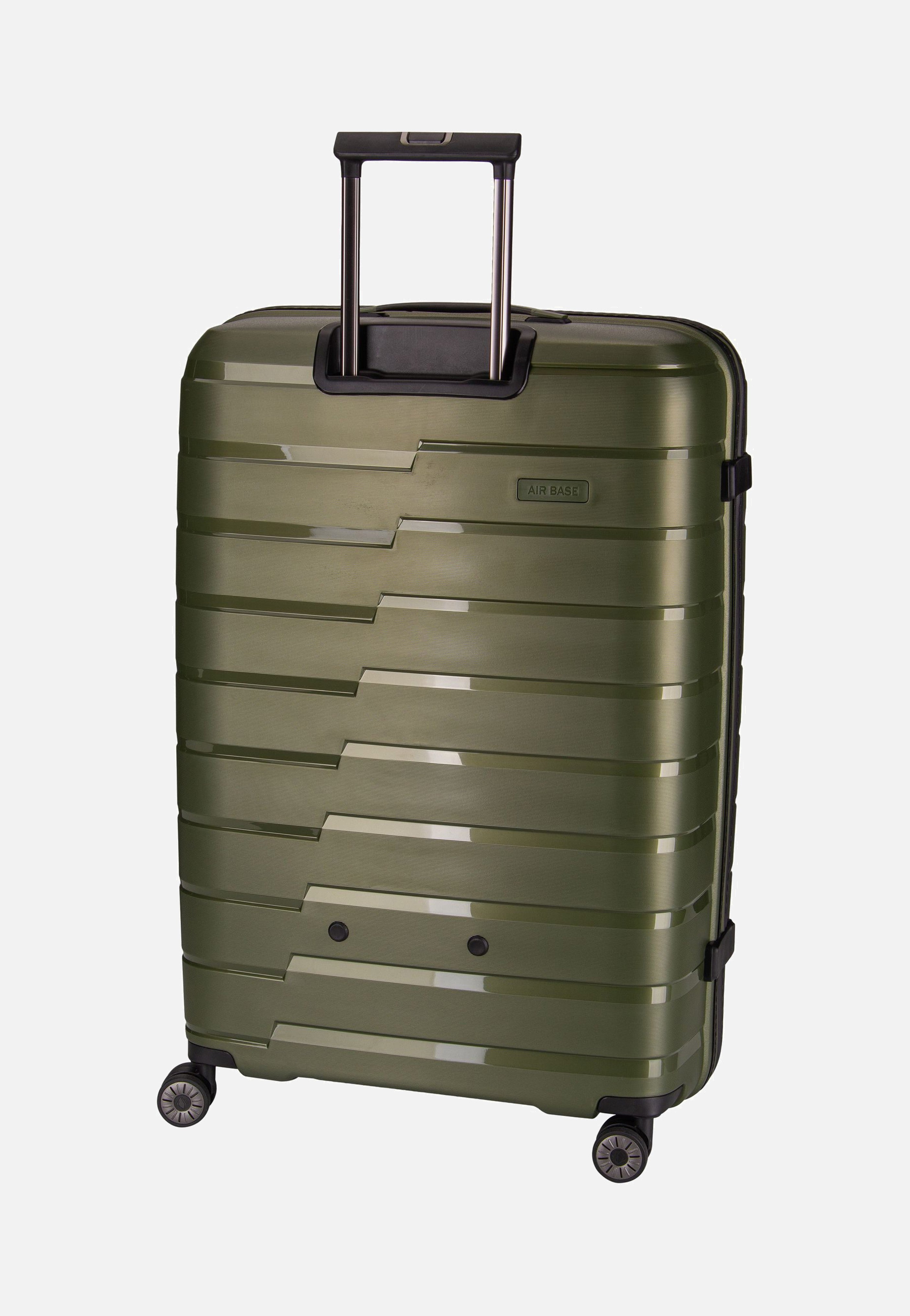 travelite Air Base 4-Rad Trolley L Olive Koffer
