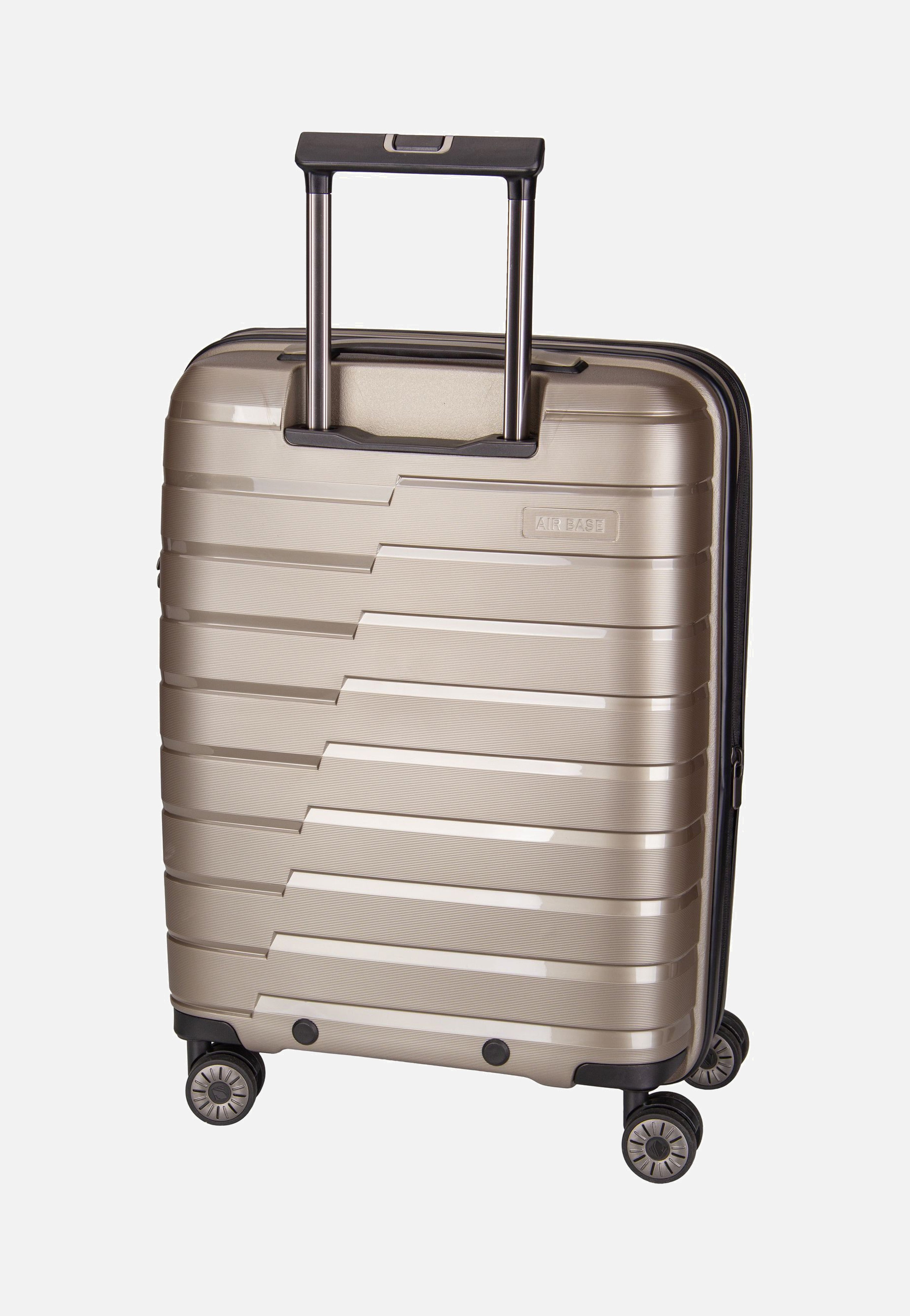 travelite Air Base 4-Rad Trolley S Exp Champagne Koffer