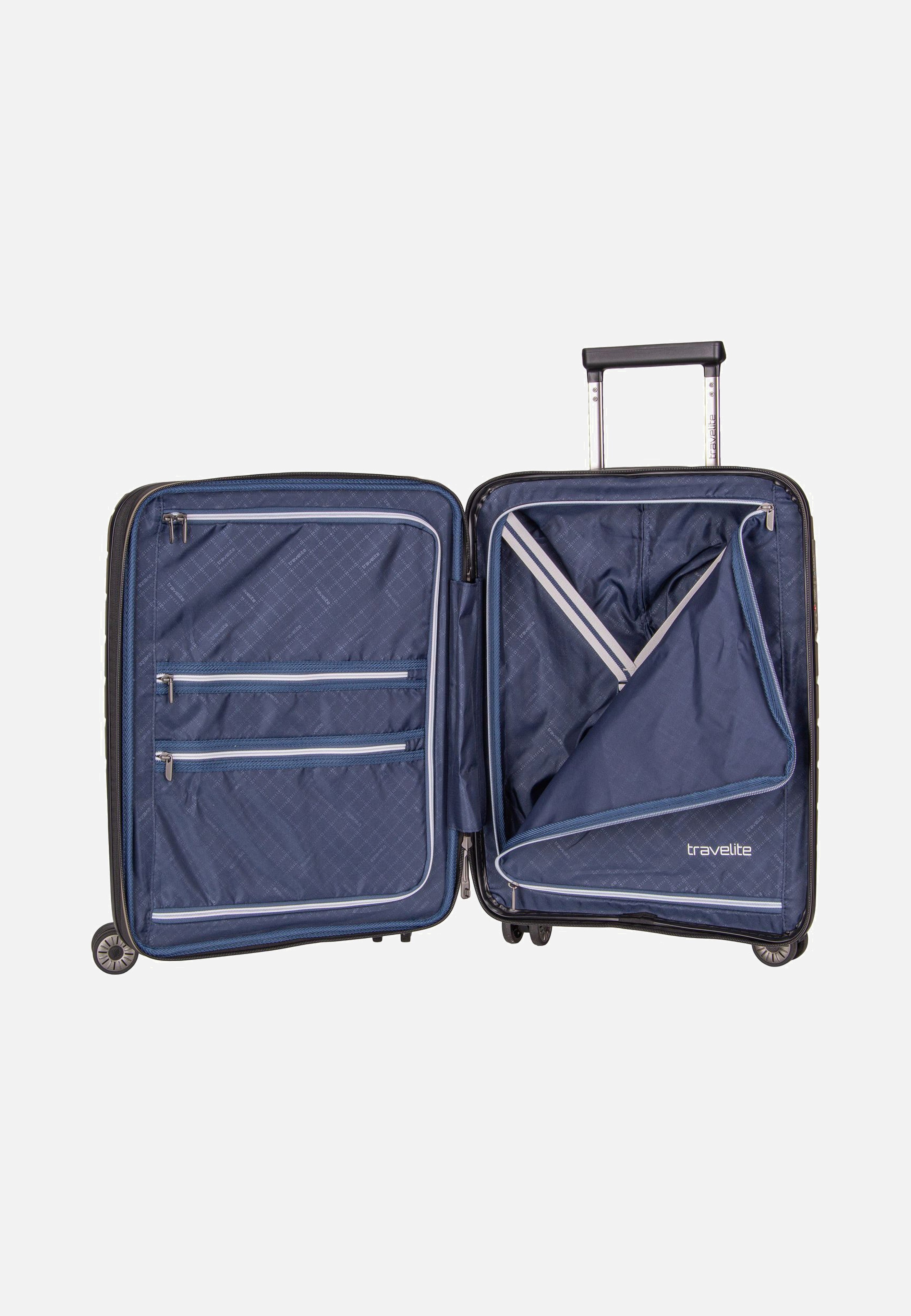 travelite Air Base 4-Rad Trolley S Exp Champagne Koffer