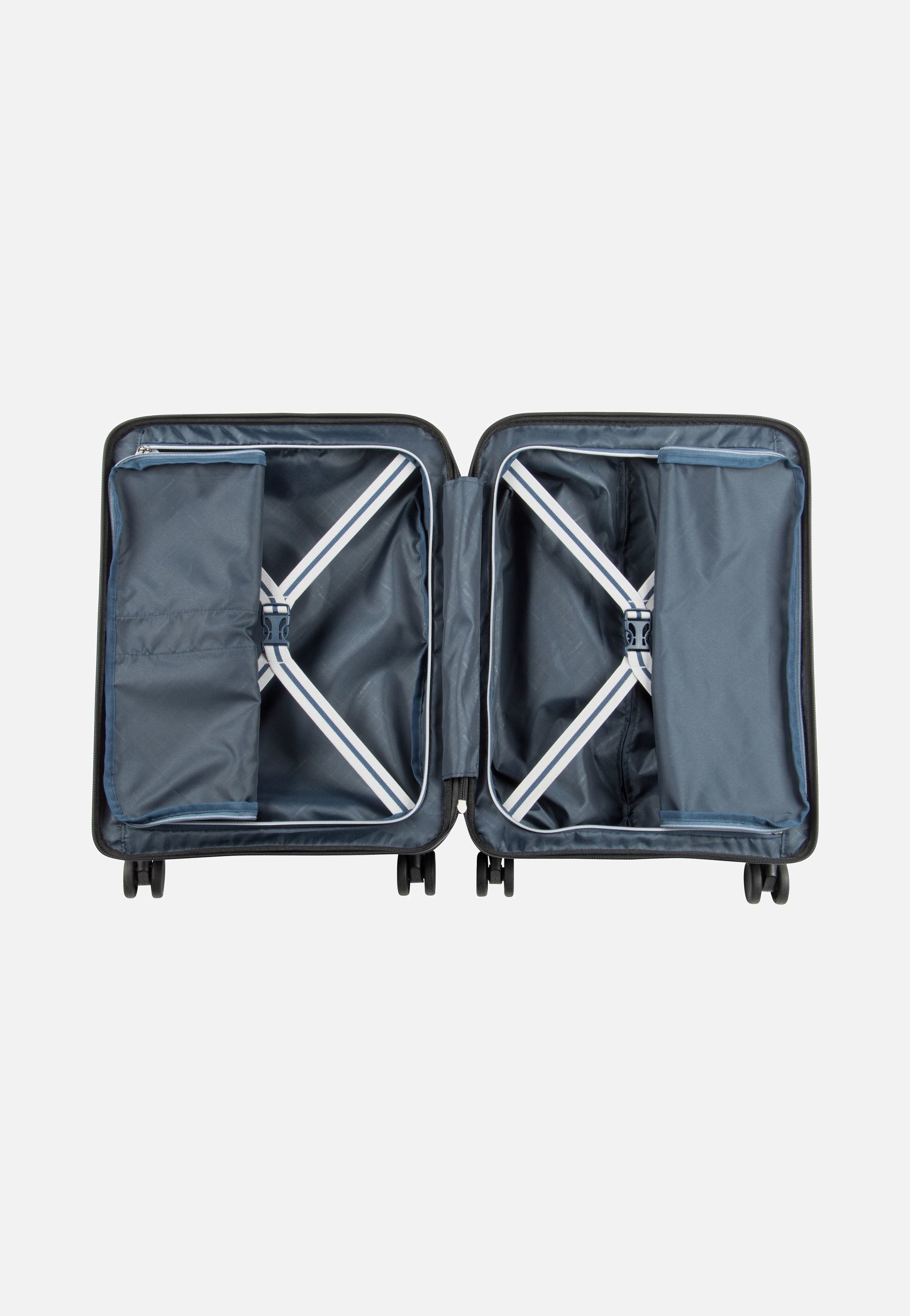 travelite Air Base 4-Rad Trolley S Vortasche Anthrazit Koffer