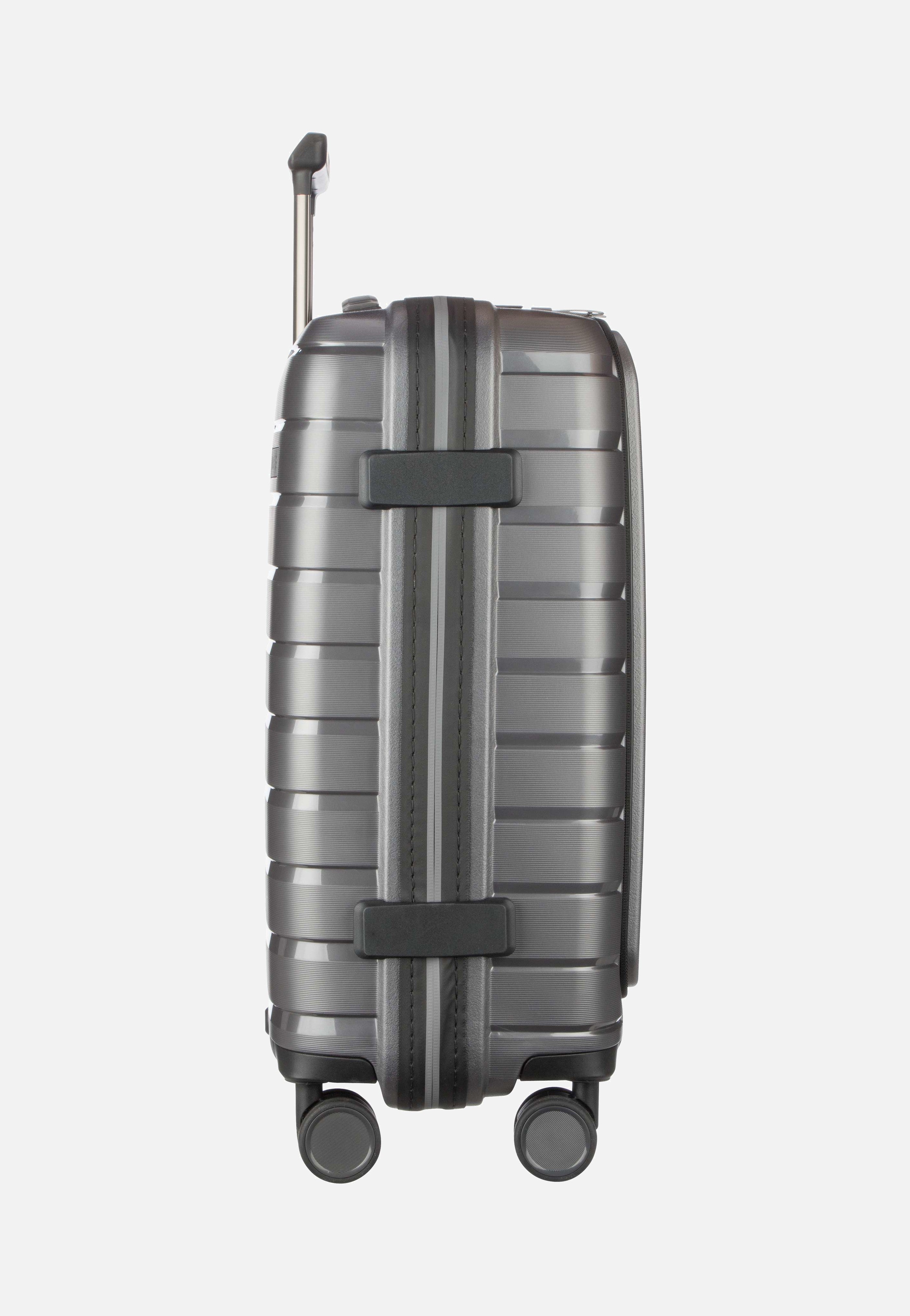 travelite Air Base 4-Rad Trolley S Vortasche Anthrazit Koffer