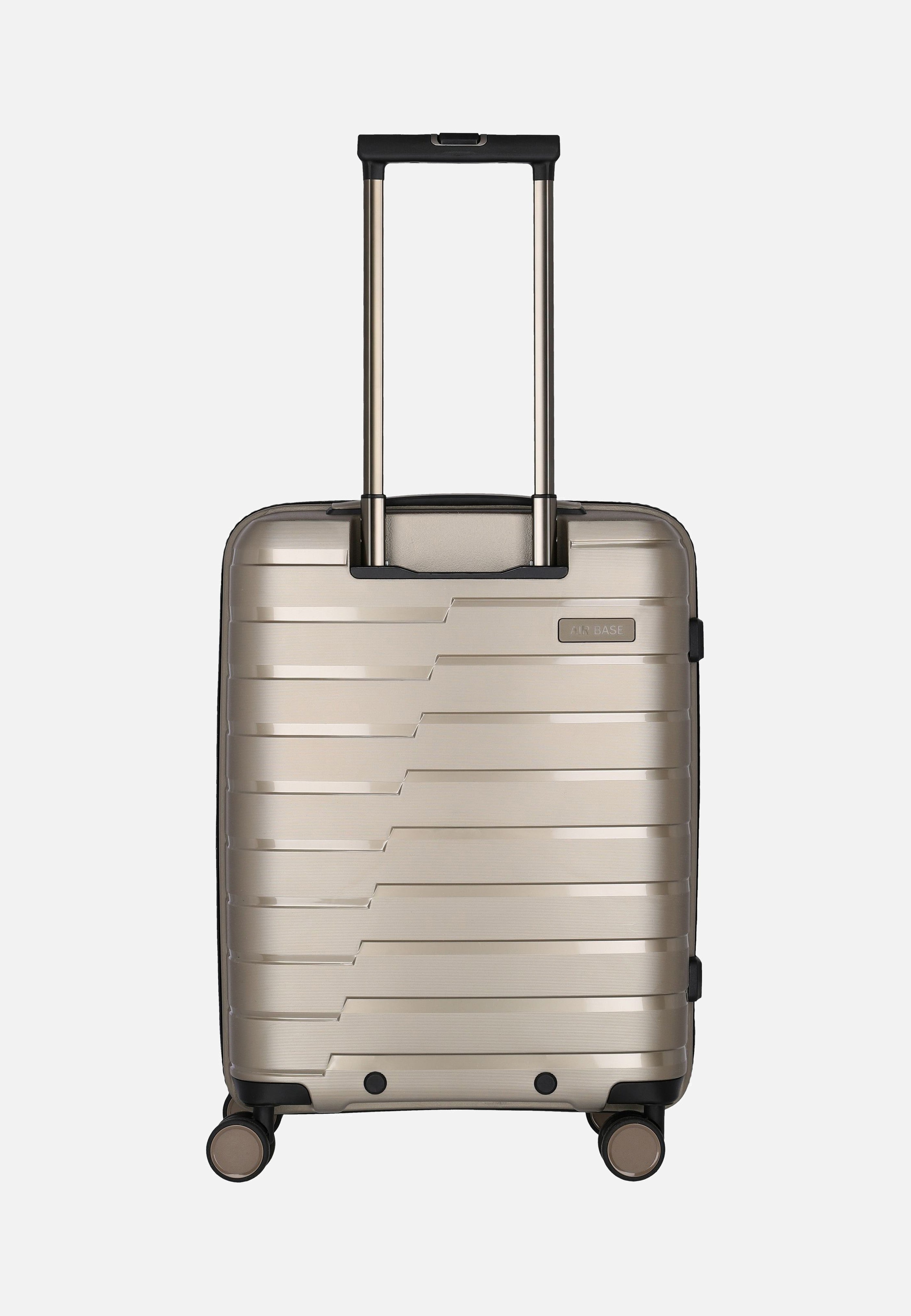 travelite Air Base 4-Rad Trolley S Vortasche Champagner Koffer