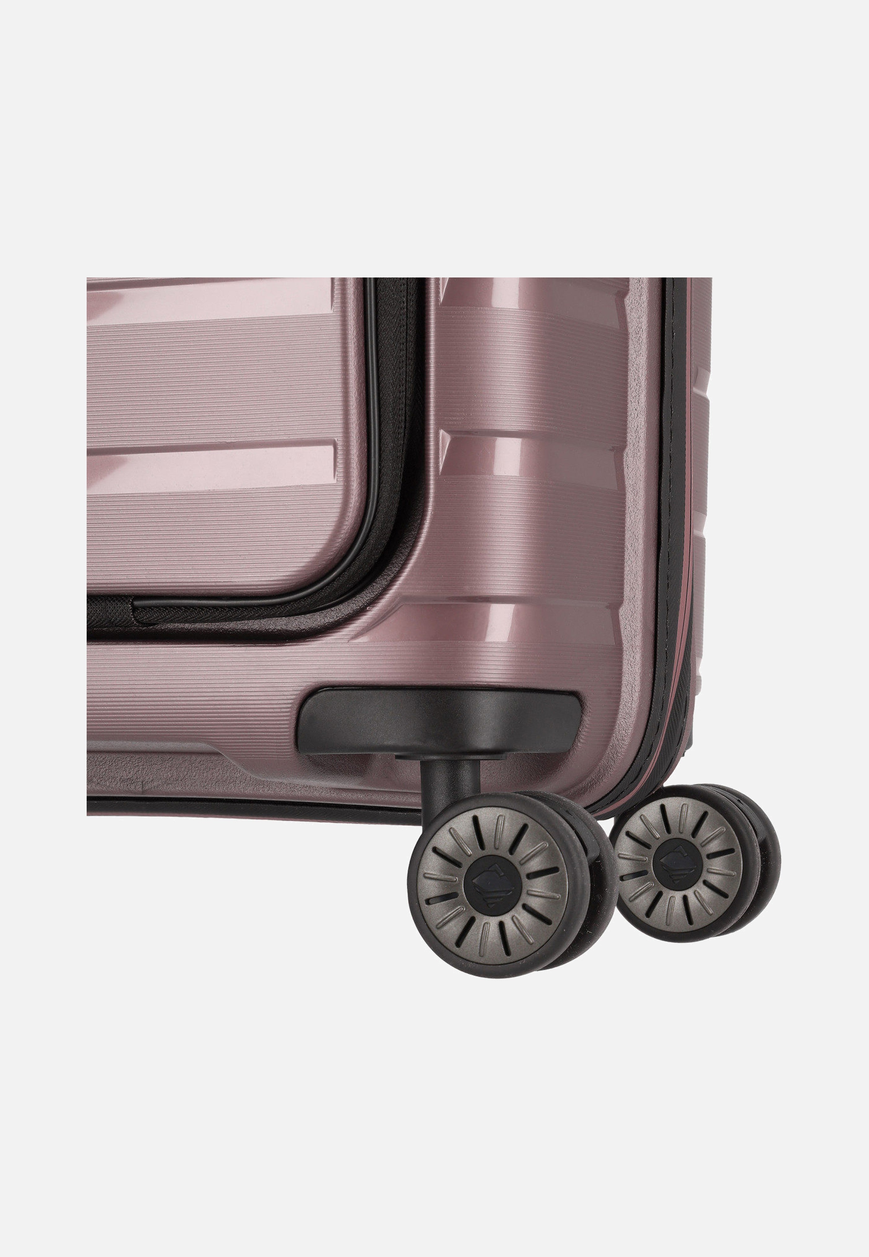 travelite Air Base 4-Rad Trolley S Vortasche Flieder Koffer