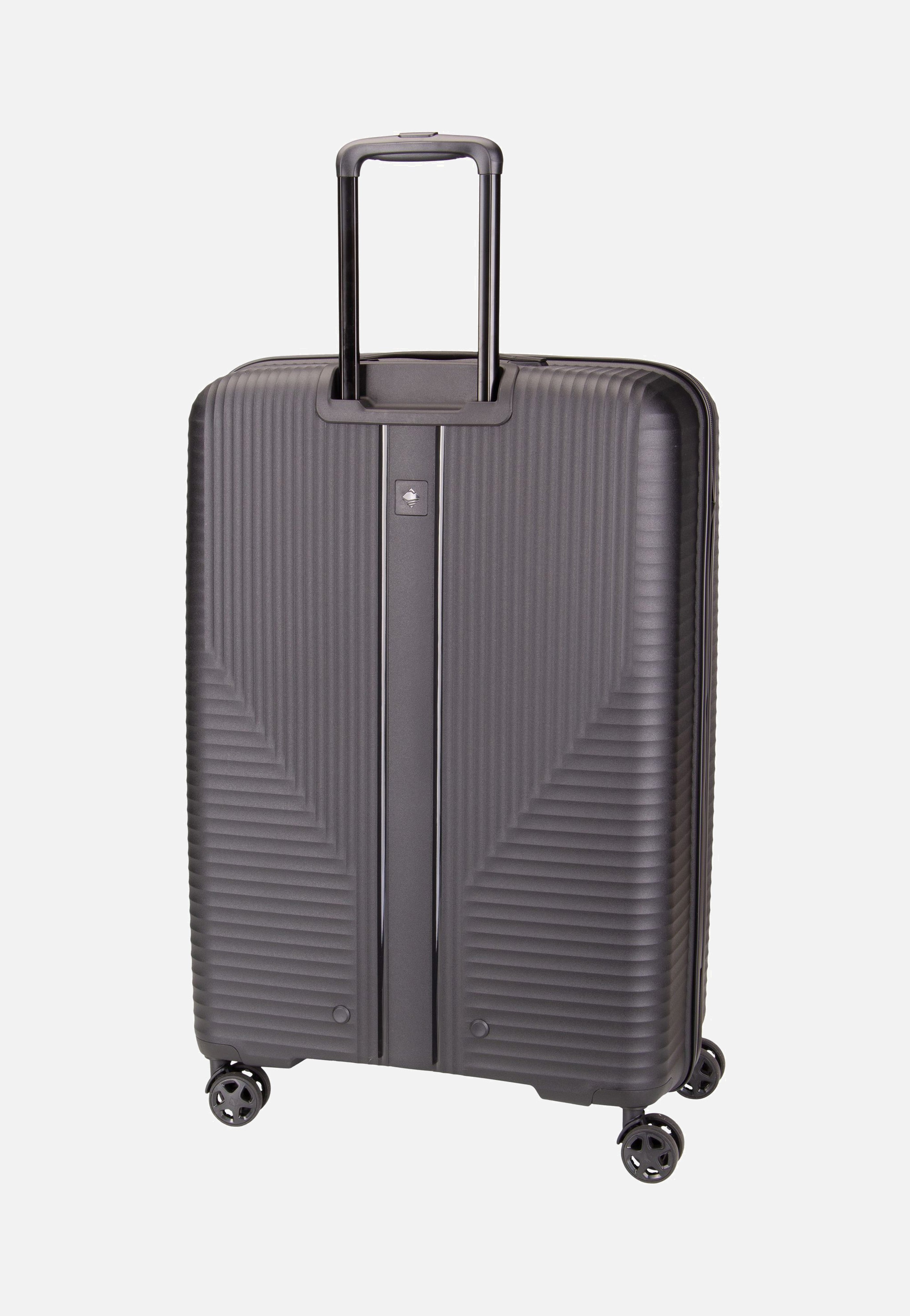travelite Air Stripe Trolley 4w L Black Koffer